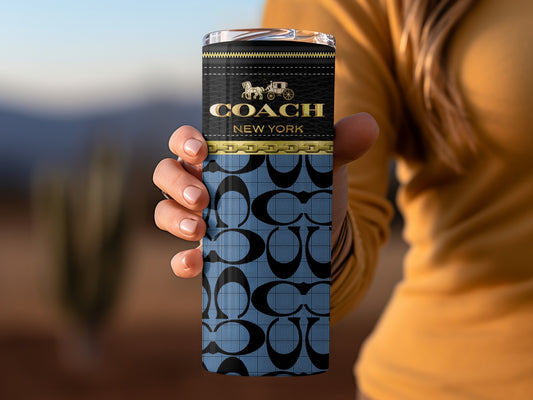 Coach New York Branded Stylish Drinking Tumbler