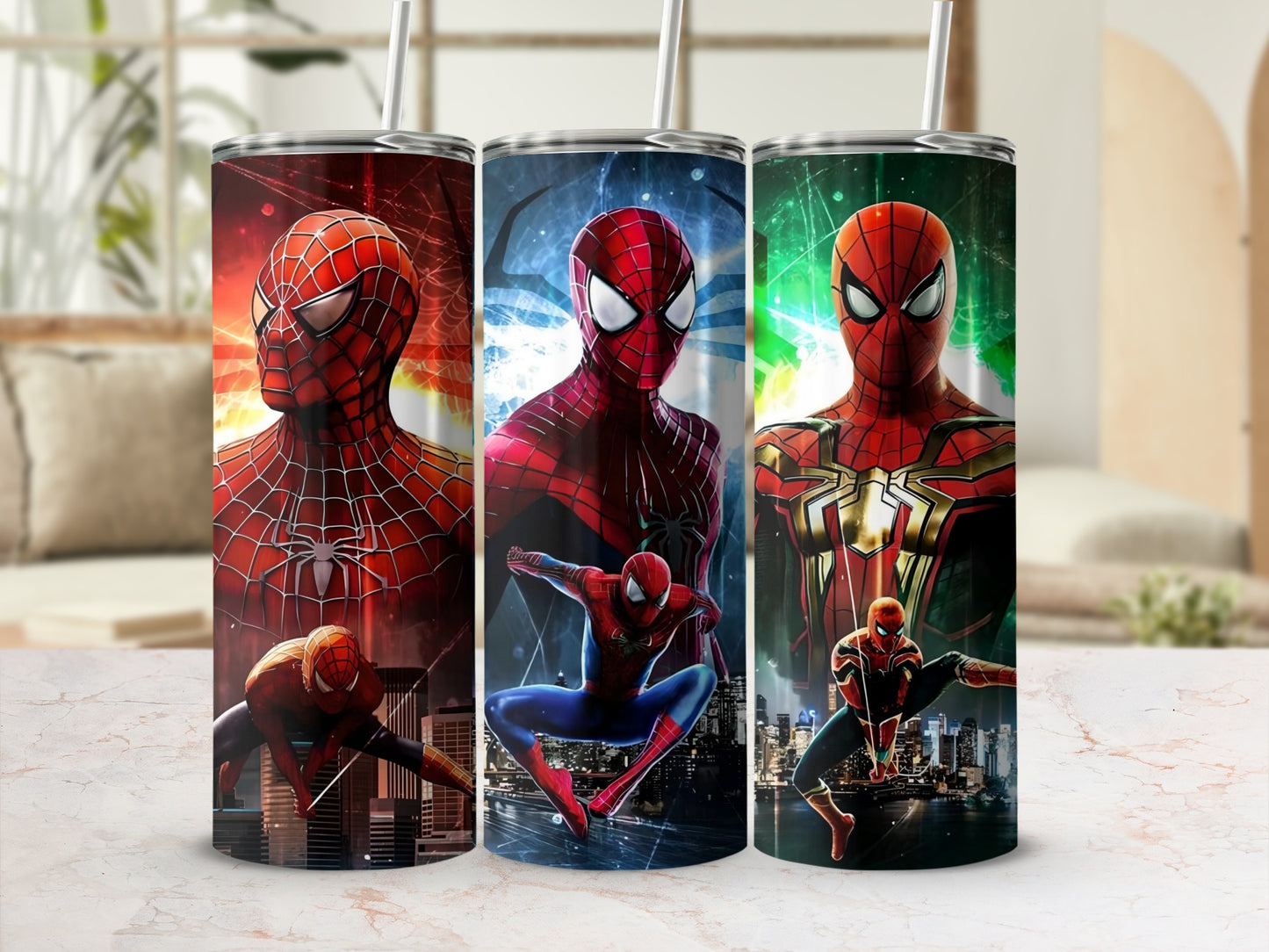 Marvel Superhero Design Stainless Steel Tumbler Cups