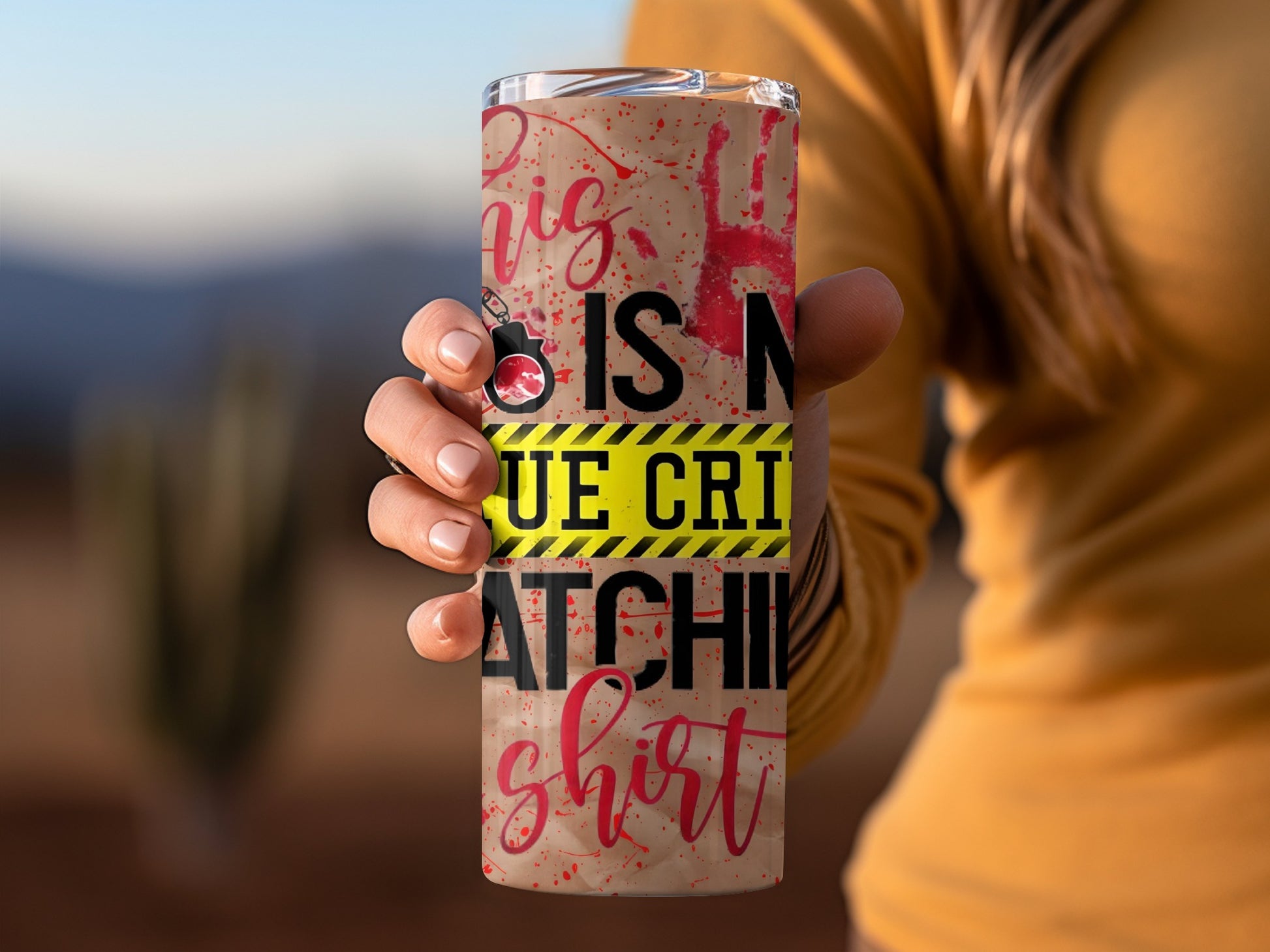 This is My True Crime Watching Shirt tumbler