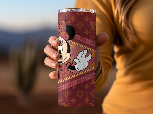 Cute Minnie Mouse Travel Mug with Unique Design