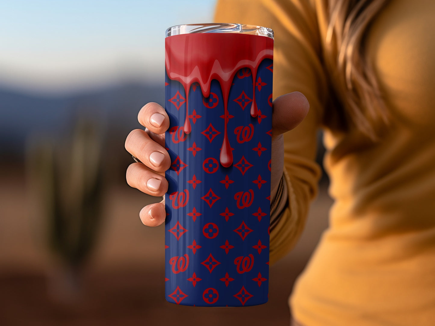 Louis Vuitton inspired Washington Eagles Tumblers