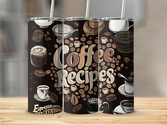 Coffee Recipes Espresso Latte Iced Creations tumbler
