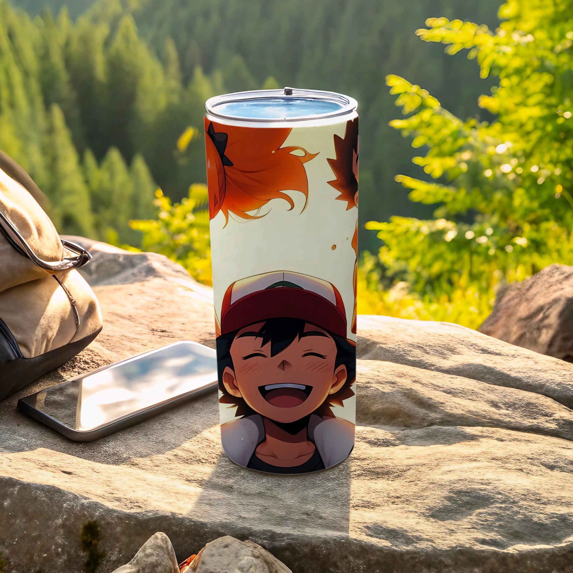 Anime Character Tumbler for Outdoor Adventures