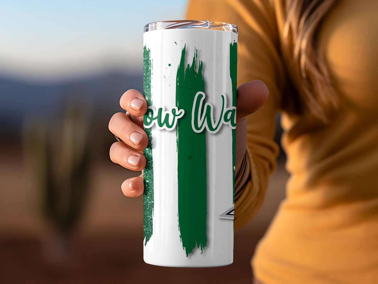 Rainbow Warriors With H Logo Stripes Art Design Tumblers