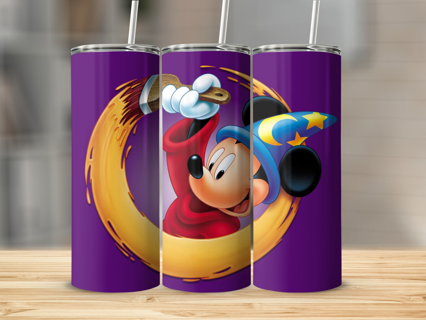 Magical Mickey with Paintbrush Tumbler