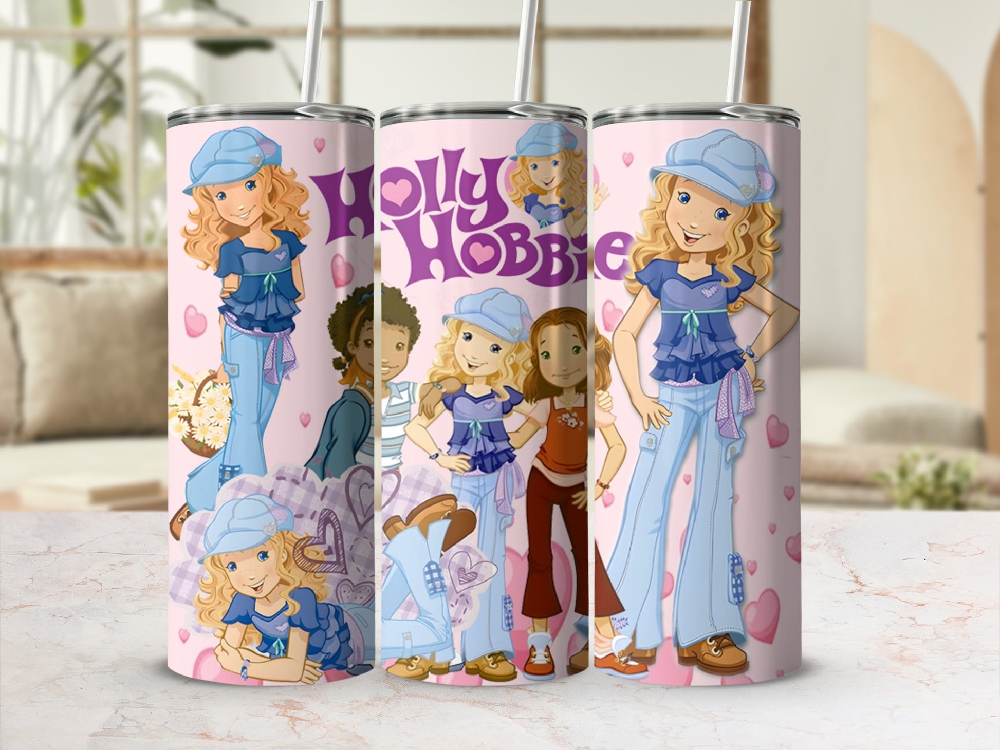 Holly Hobbie Characters Design Tumbler for Kids