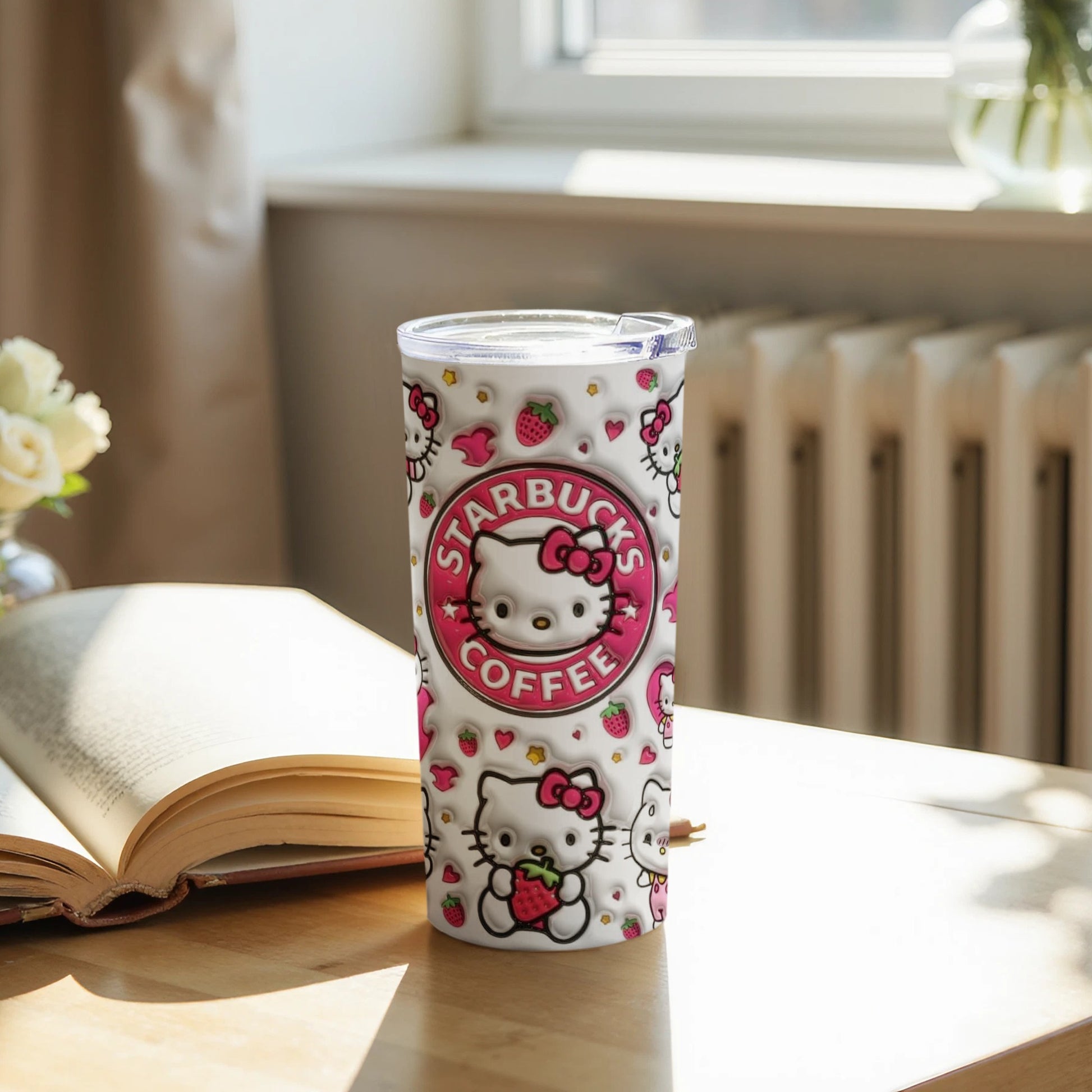 Hello Kitty Starbucks Coffee Design Insulated Cup