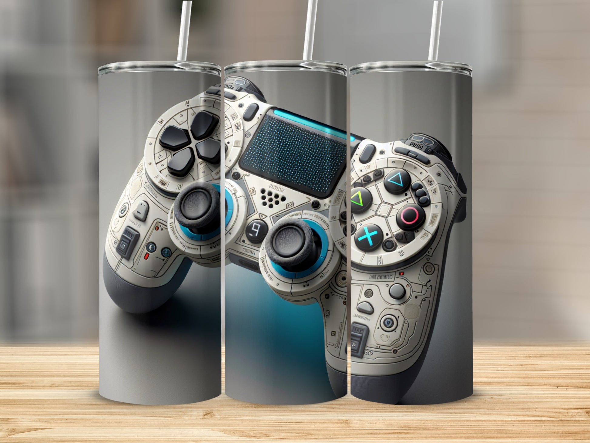 Gaming Controller Design Tumbler for Beverage Lovers