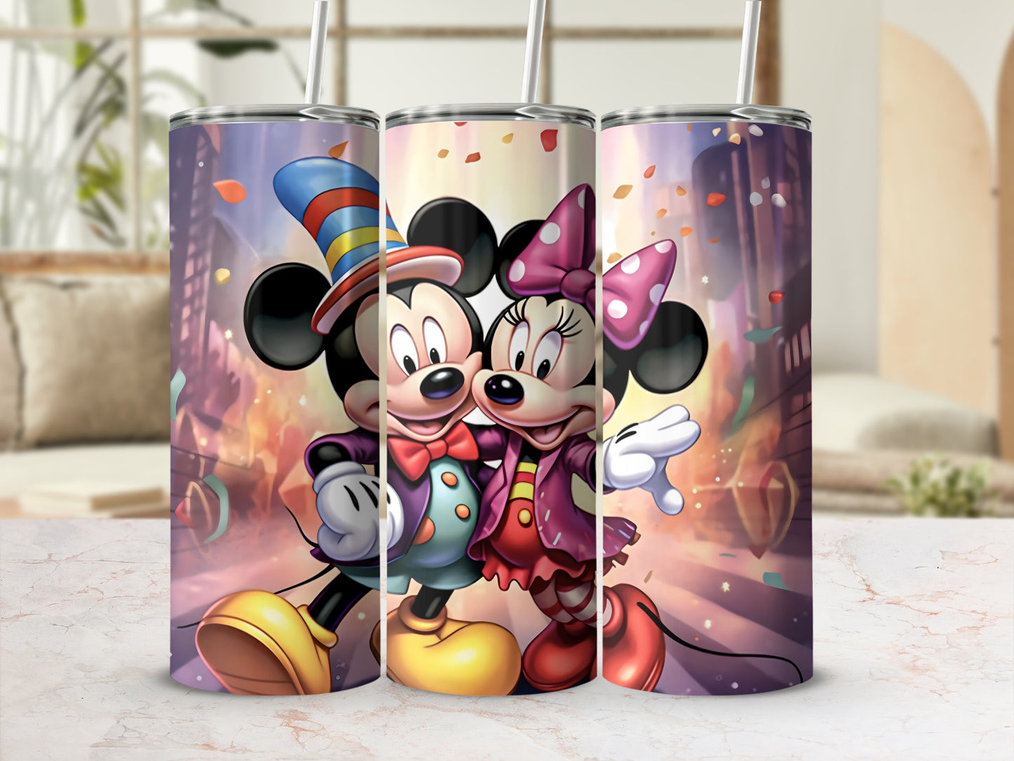 Adorable Mickey and Minnie Magic Moments Tumbler