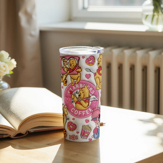 Cute Bear Starbucks Coffee Tumbler for Beverages