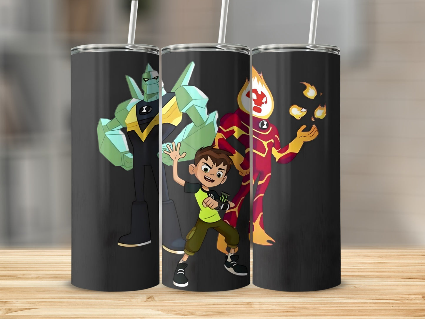 Cartoon Hero Characters Themed Stainless Steel Tumbler