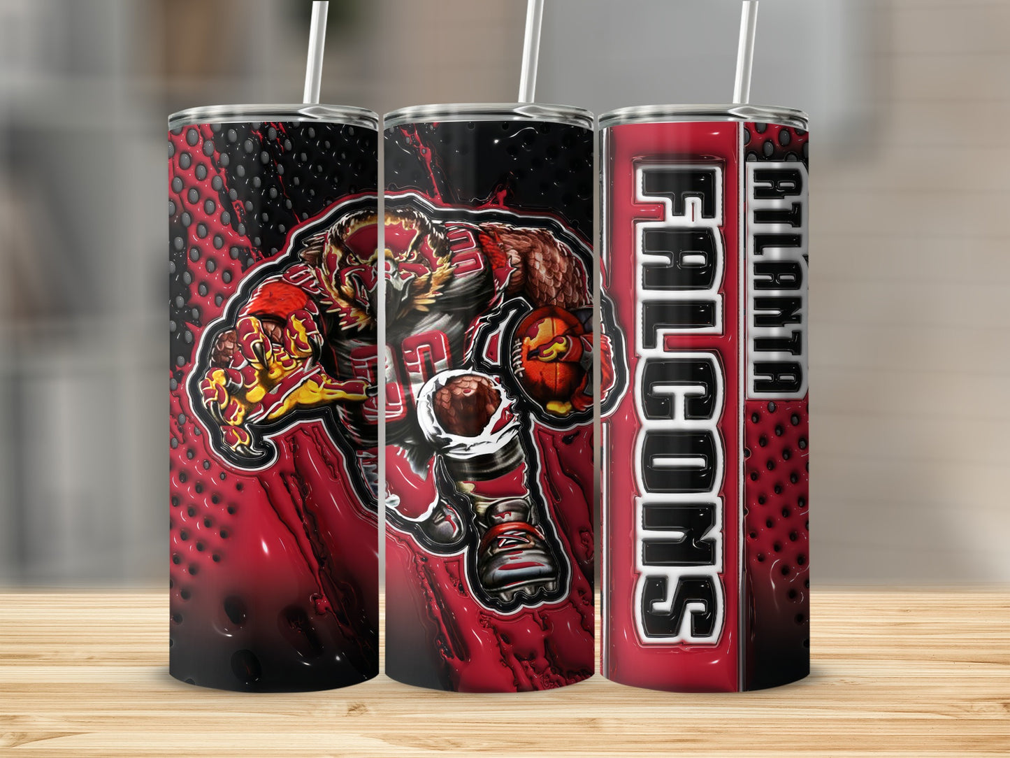 Atlanta Falcons Football Team Eagle Graphic Design Tumblers