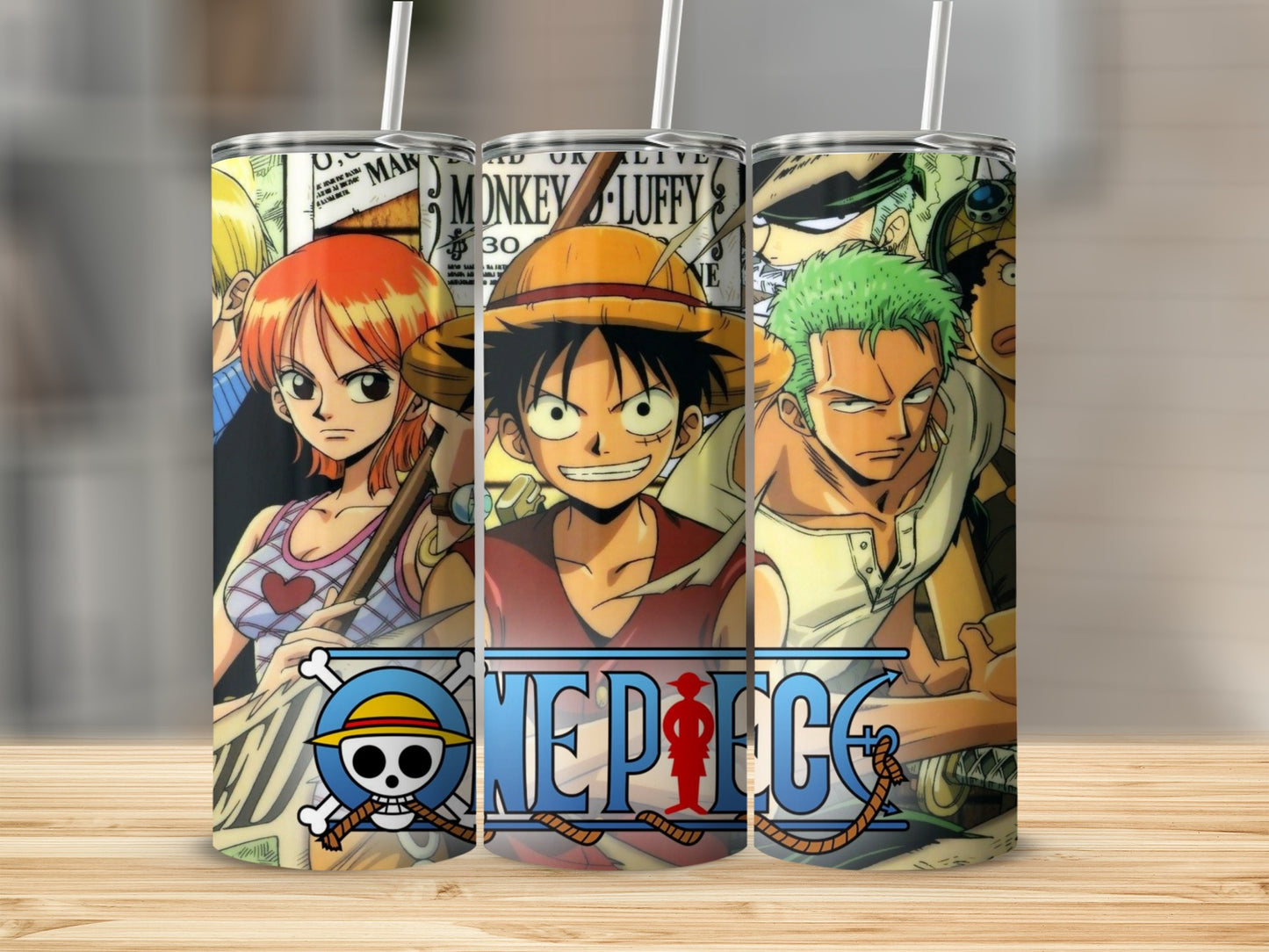 One Piece Anime Characters Insulated Tumbler Cup