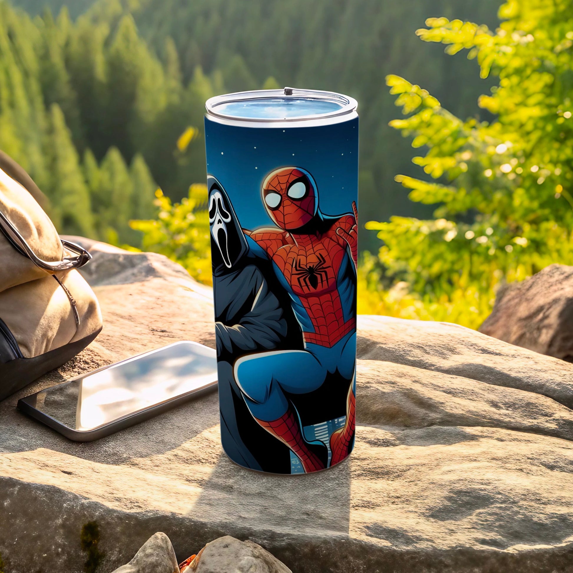 Spider-Man and Ghostface Outdoor Adventure Tumbler