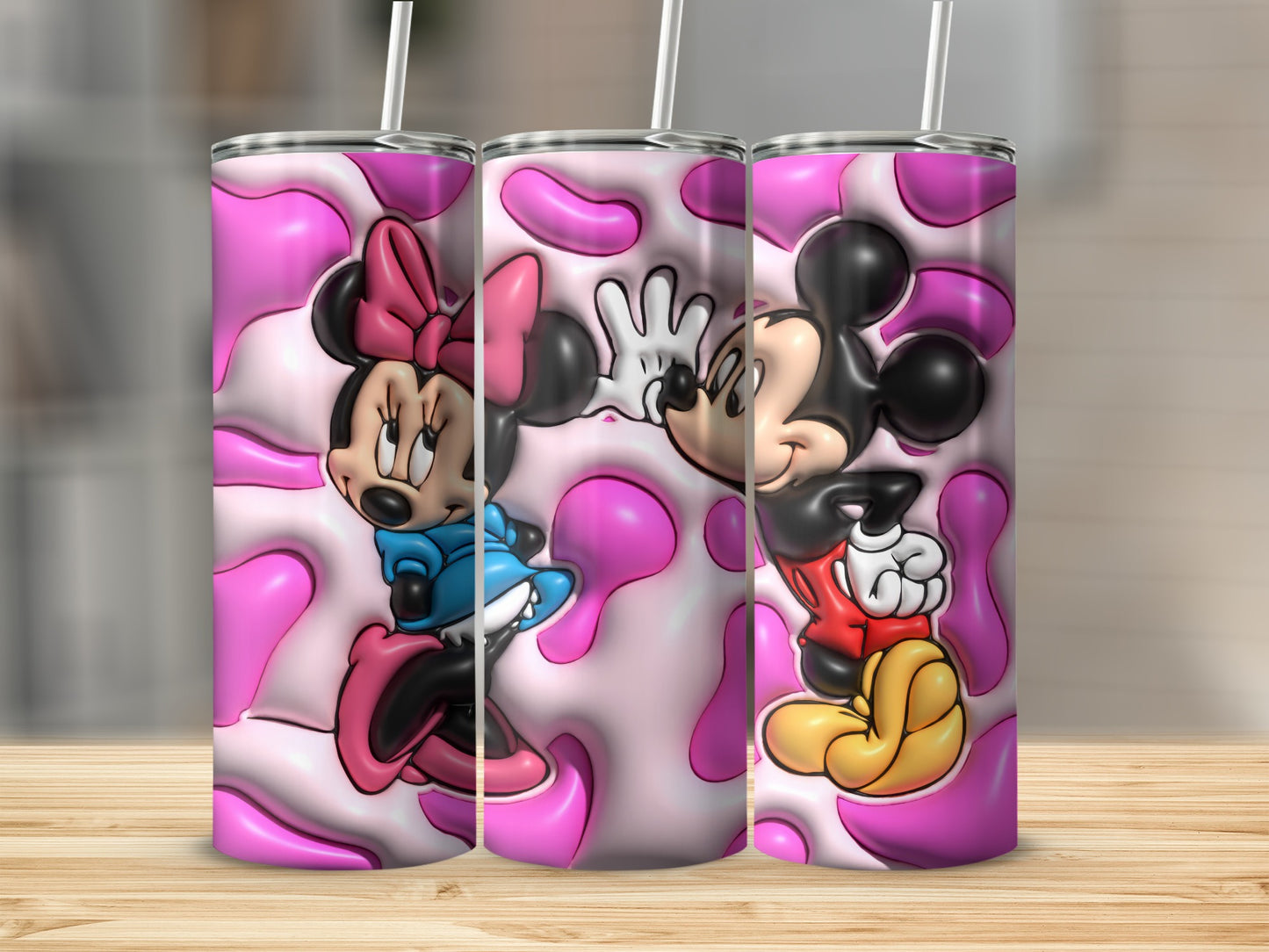 Fun and Colorful Cartoon Characters Insulated Tumbler