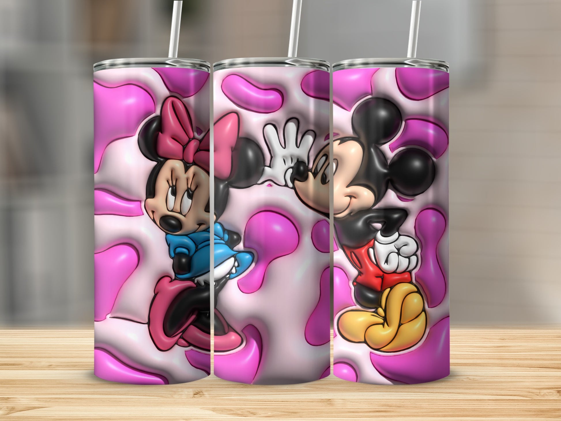 Fun and Colorful Cartoon Characters Insulated Tumbler