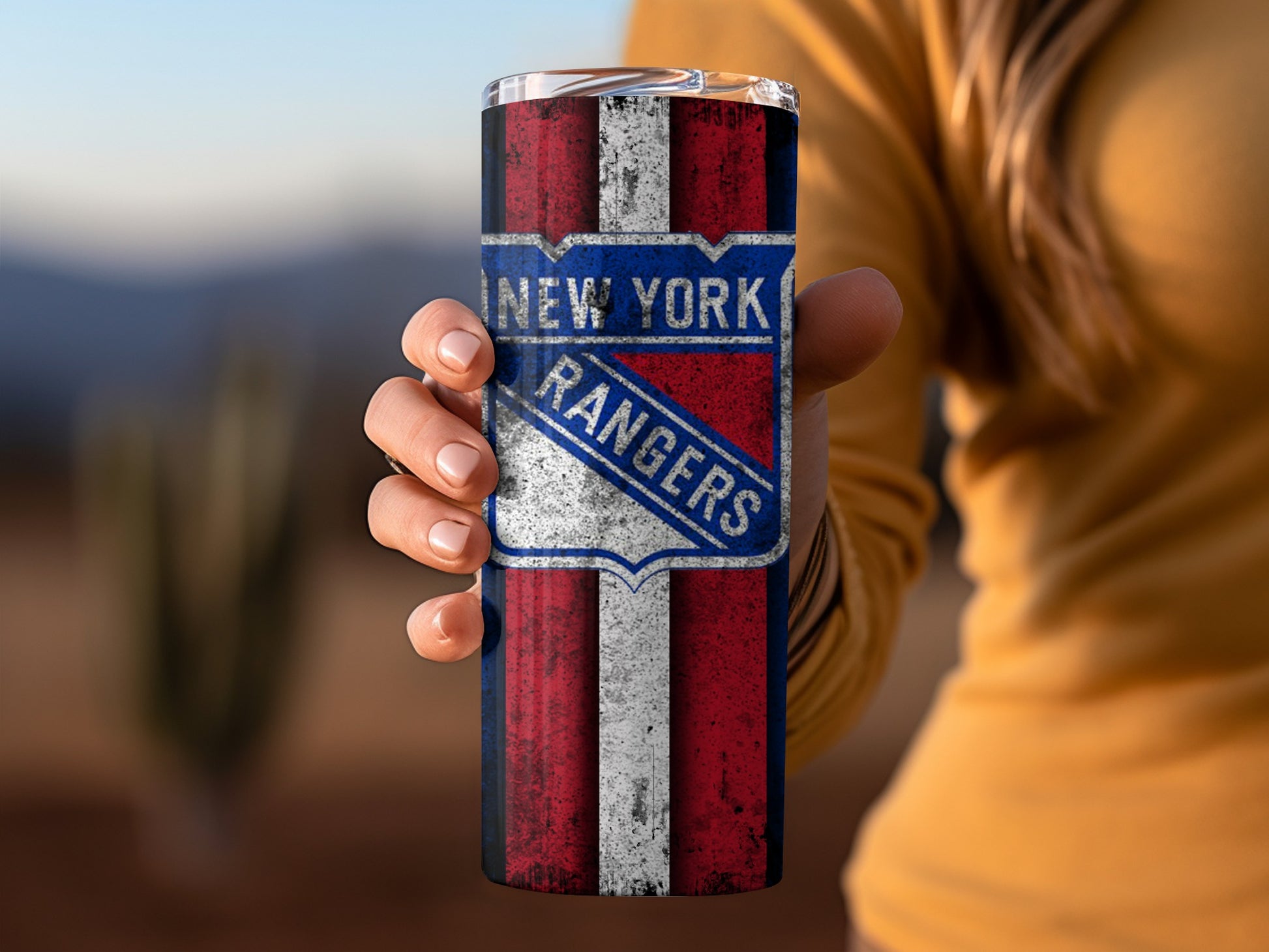 New York Rangers Insulated Travel Tumbler Cup