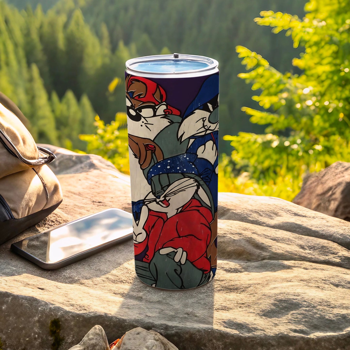 Cartoon Characters Design Tumbler for Outdoor Adventures