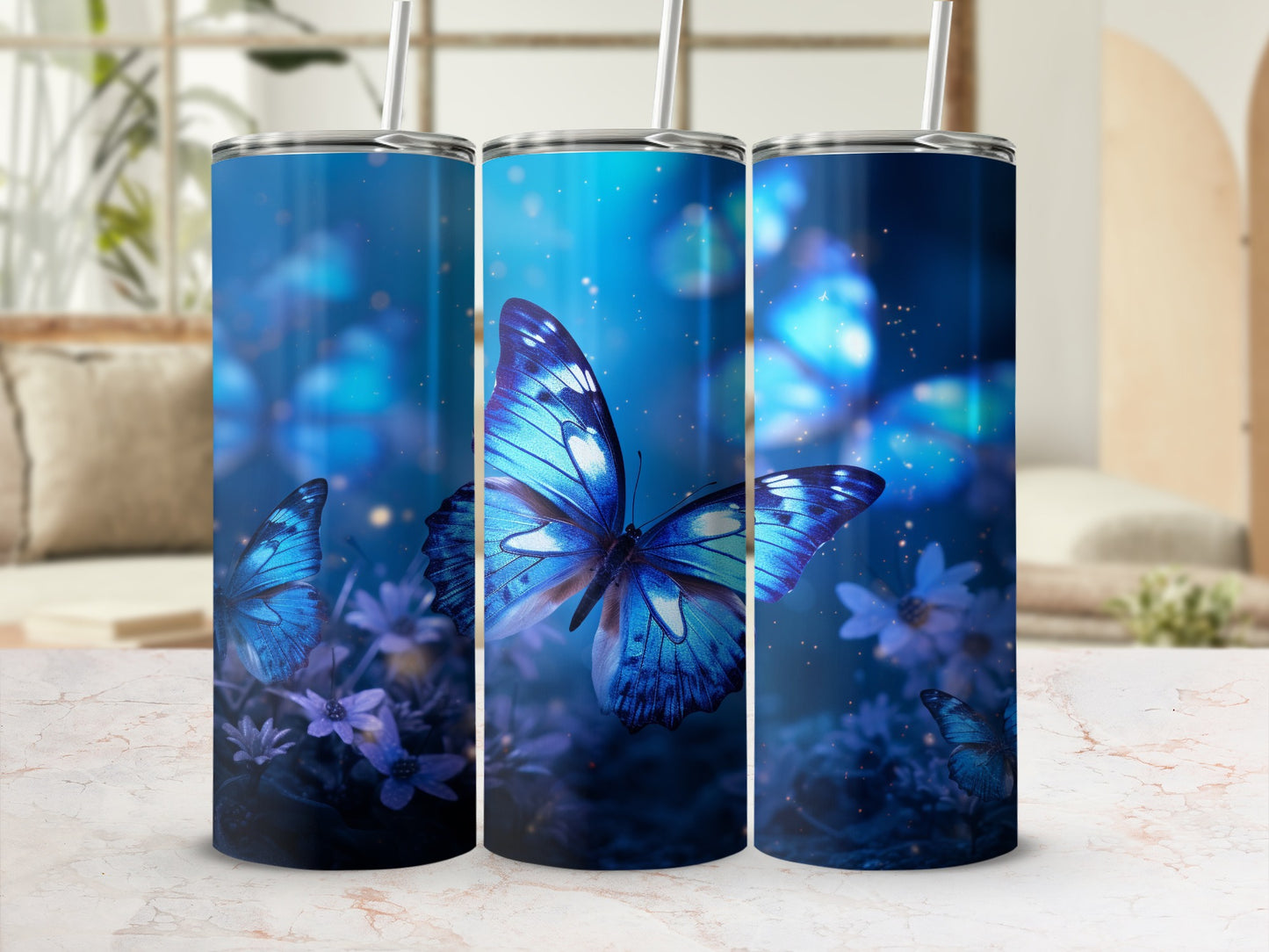 Mystical Blue Butterflies Flower Field Sparkling Lights product type
blue butterfly
morpho butterfly
butterflies design
floral pattern
sparkling lights
nature inspired
enchanted garden
mystical aesthetic
dark blue theme
purple flowers
wildlife art
tumbler
drinkware
travel mug
water bottle
gift idea
elegant design
unique pattern
fantasy art
insect motif