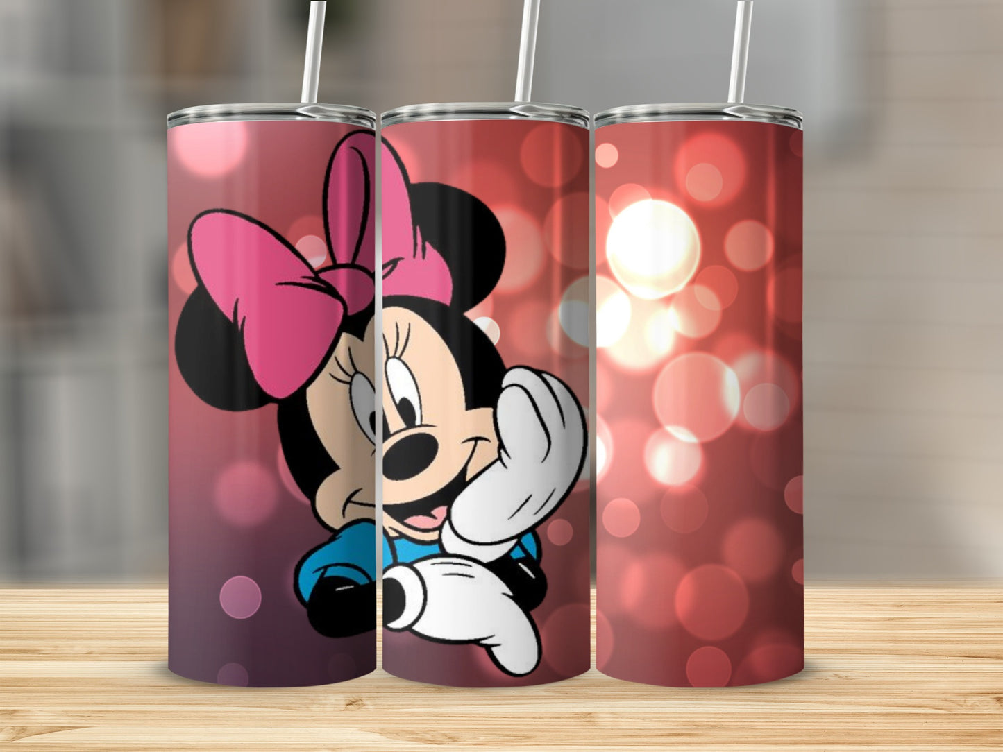 Cute Cartoon Character with Bow Insulated Tumbler