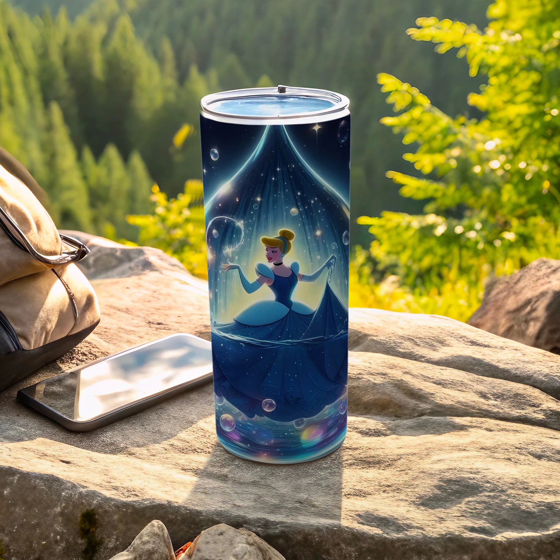 Enchanted Cinderella Travel Tumbler Flask