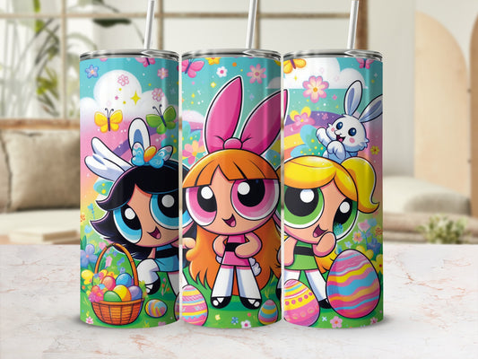 Powerpuff Easter Bunny Egg Character Tumbler product type