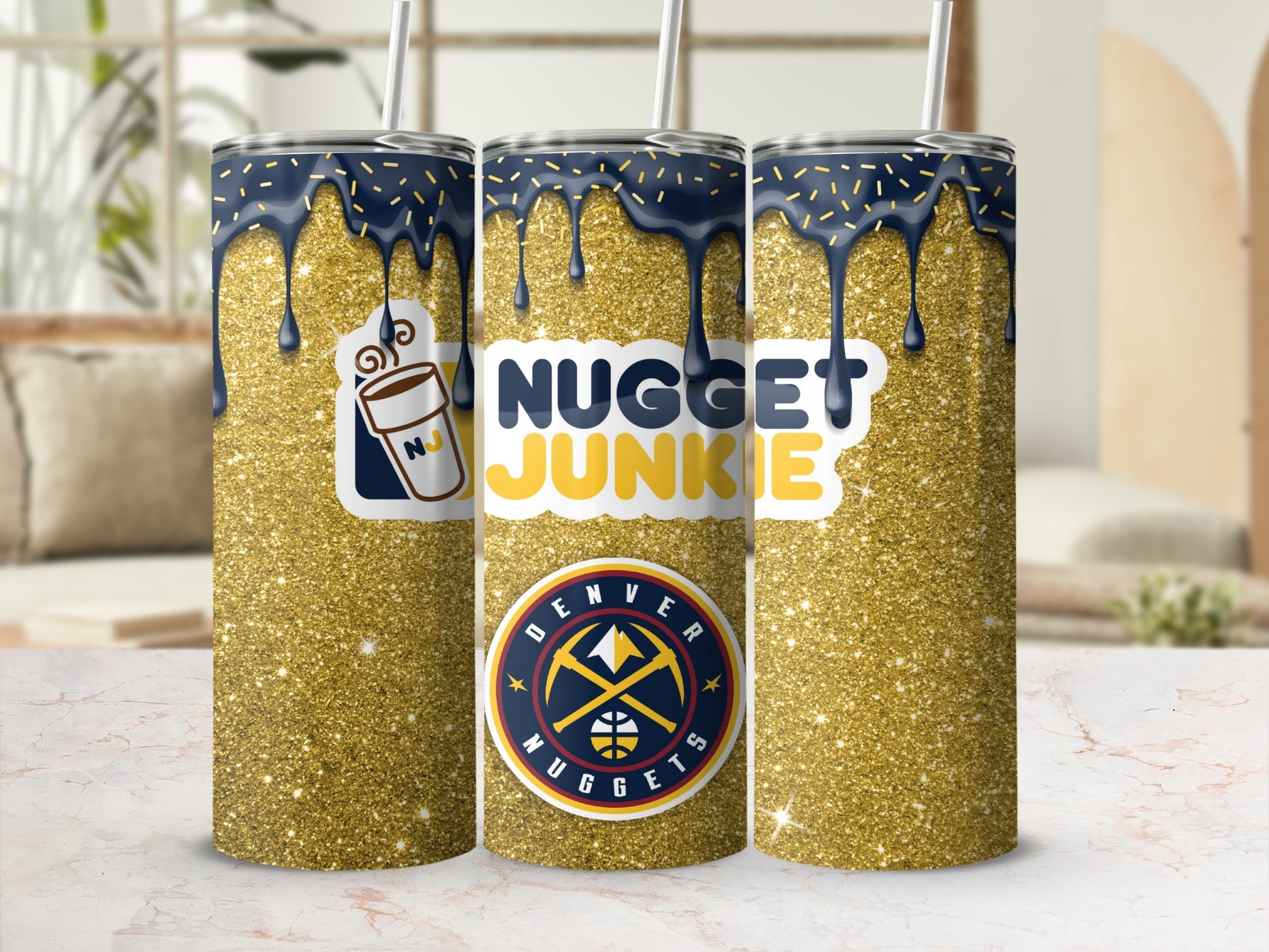 Nugget Junkie Denver Nuggets inspired tumbler