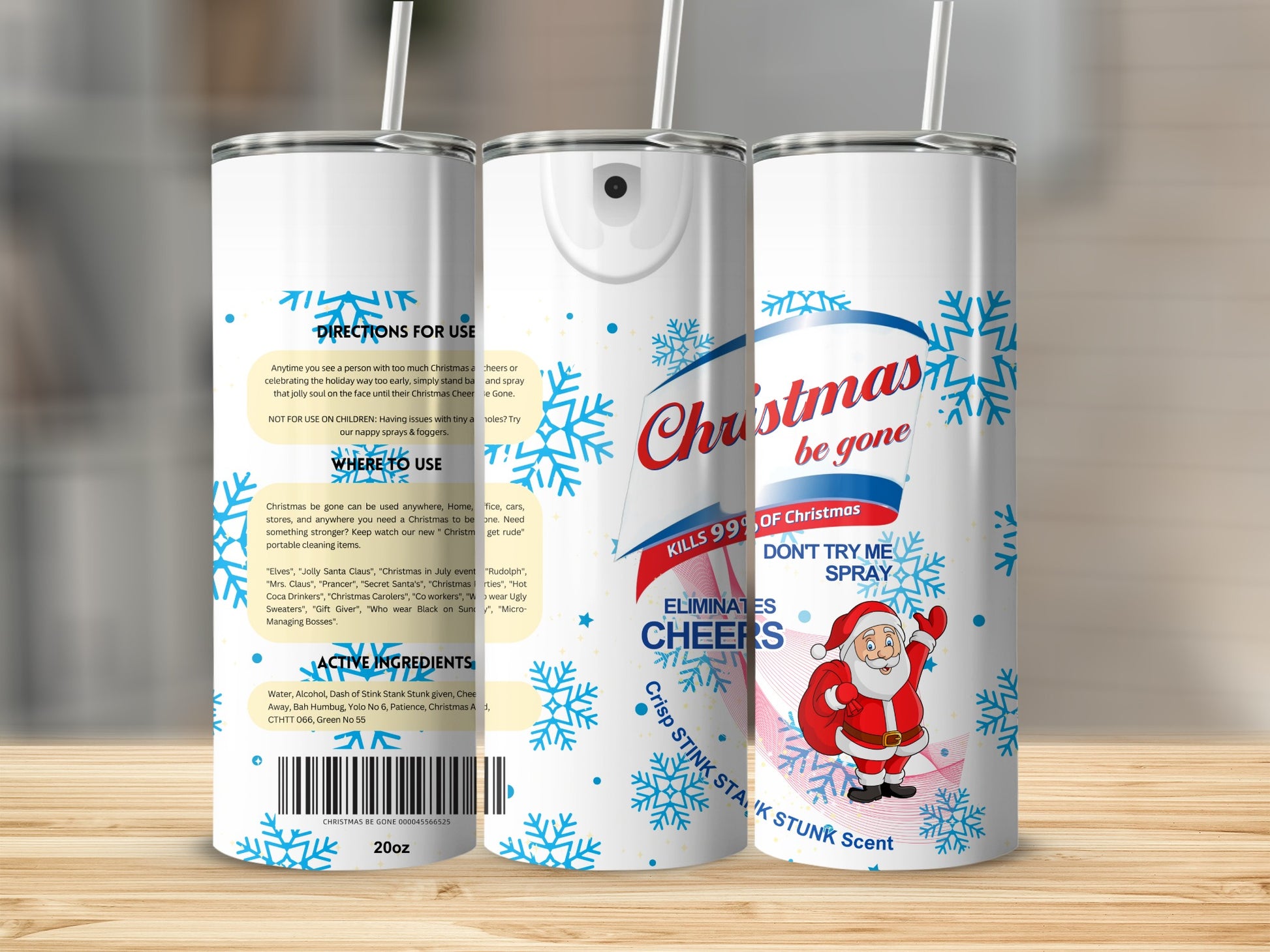 Christmas Be Gone Kills 99 Percent of Christmas Cheers Spray