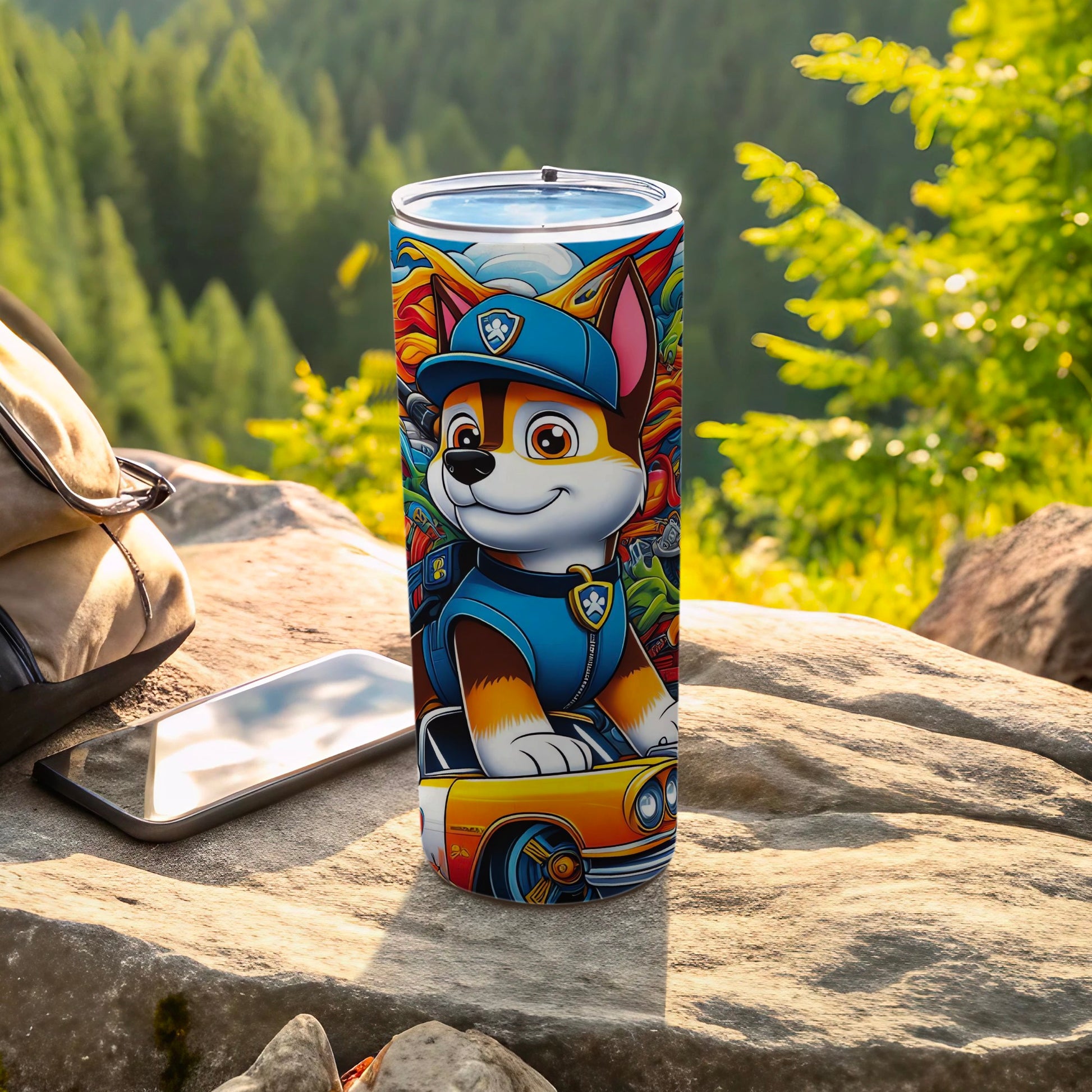 Paw Patrol Character Design Travel Tumbler Cup
