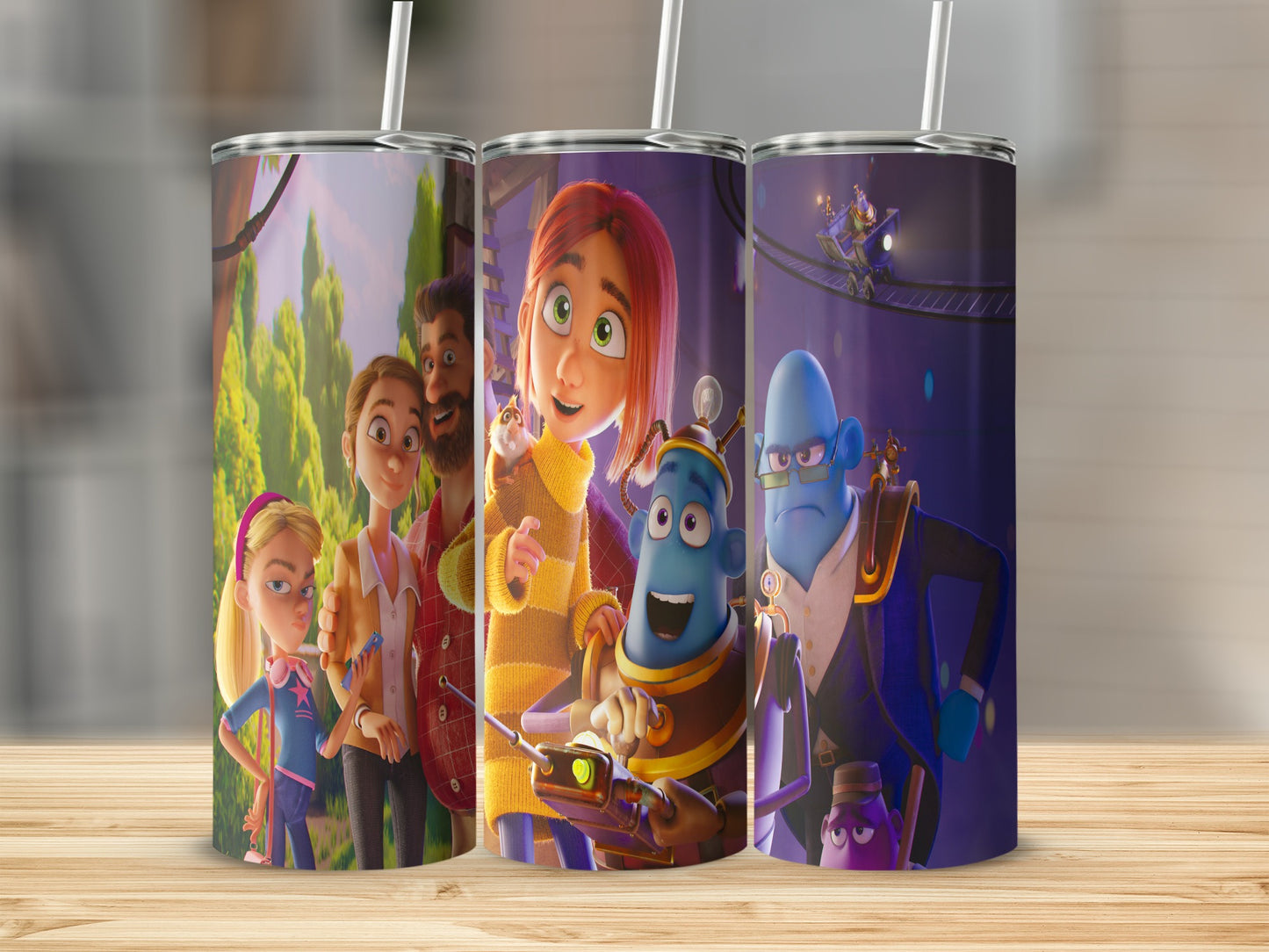 Animated Movie Characters and Families Tumblers