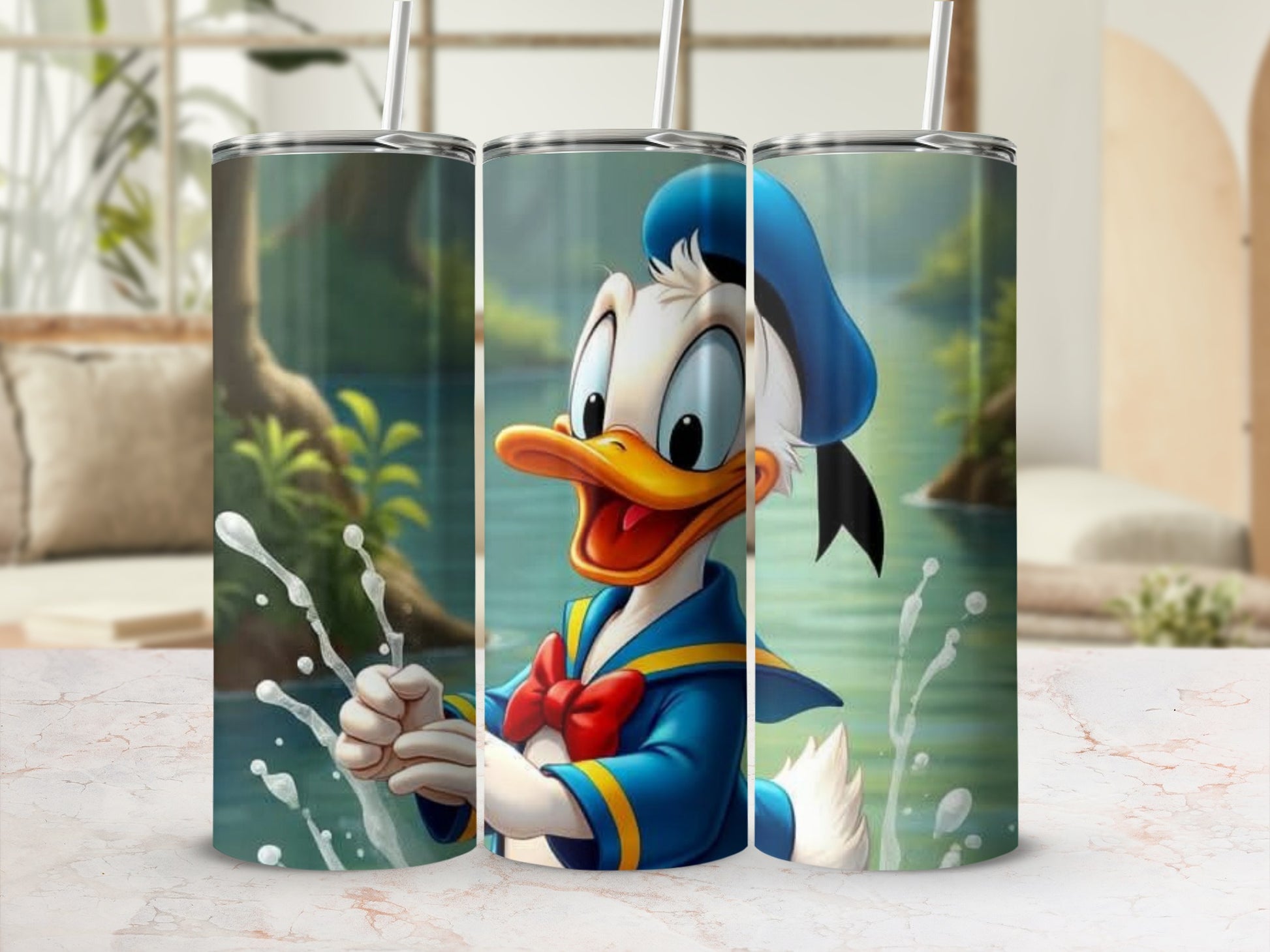 Donald Duck Iconic Character Tumbler Cup Funny Design