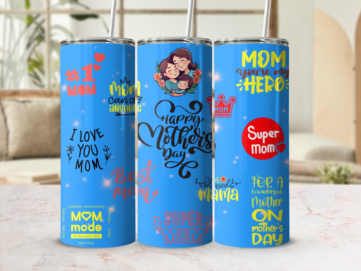 Mother's Day Celebration Themed Drinkware Collection