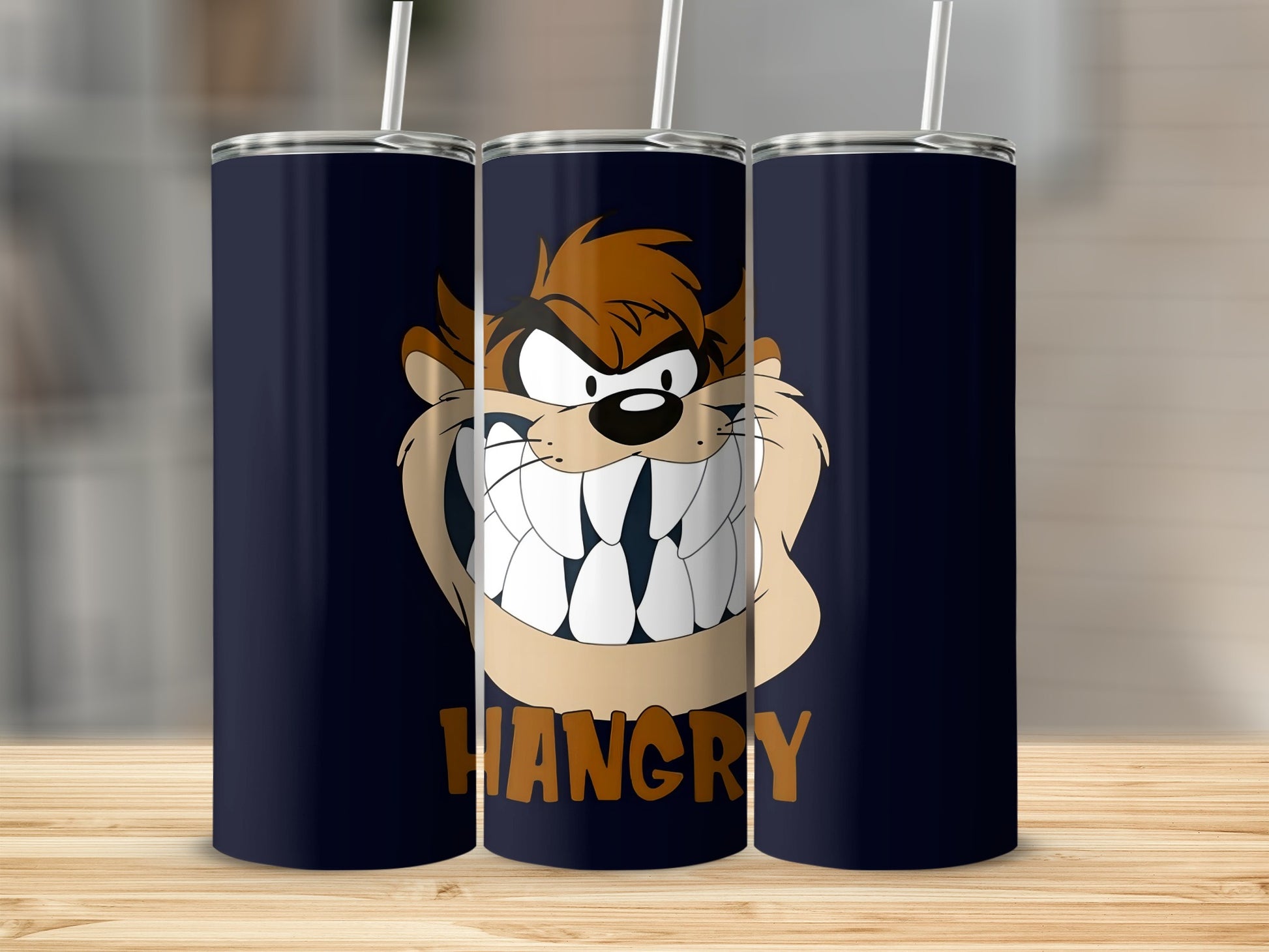 Hangry Cartoon Character Tumbler For Fans and Kids