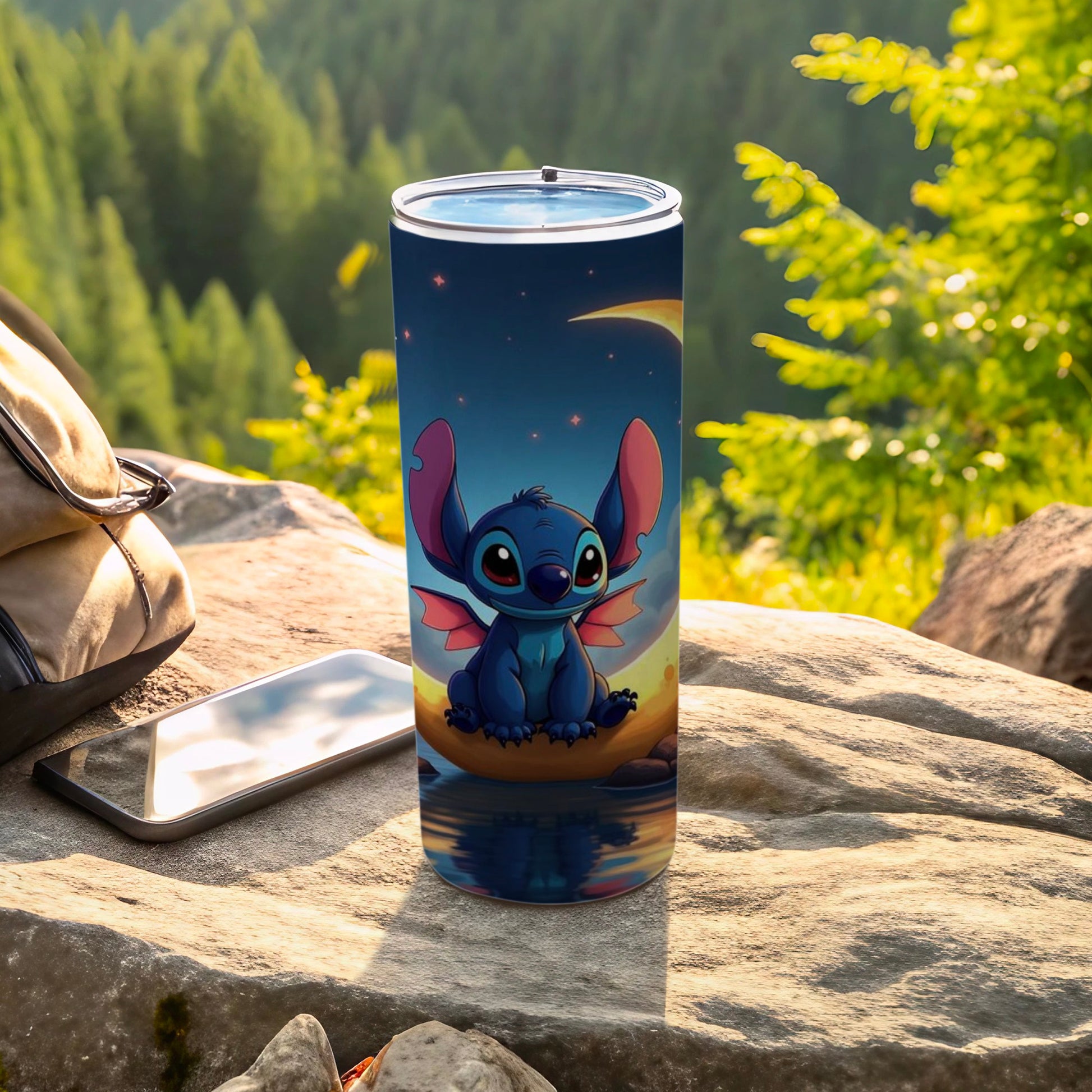 Cute Alien Character Insulated Tumbler for Outdoor Use