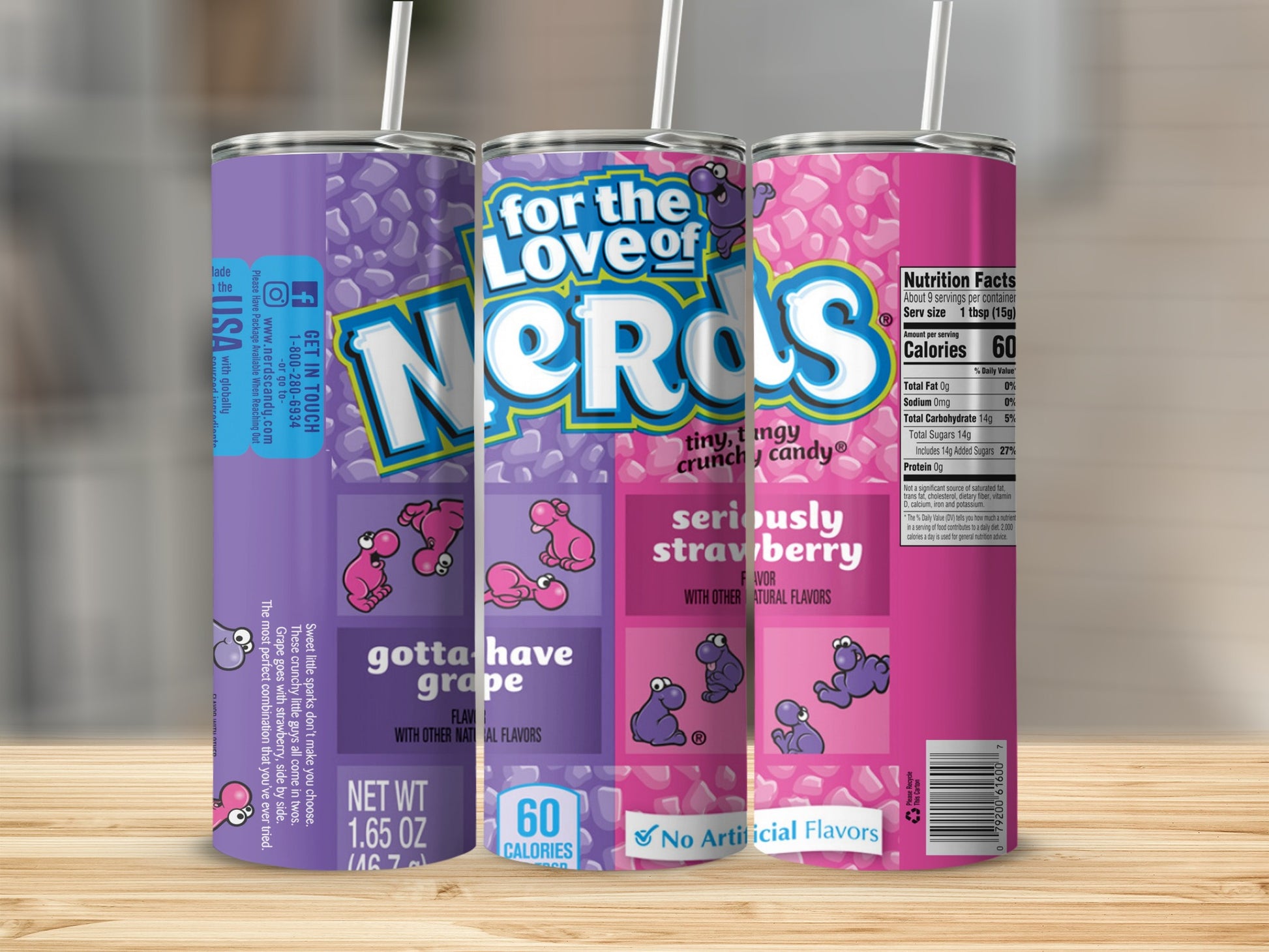 For the Love of Nerds tiny tangy crunch candy product type