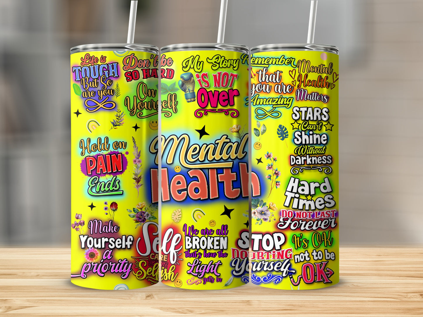 Motivational and Inspirational Quotes Mental Health Flask