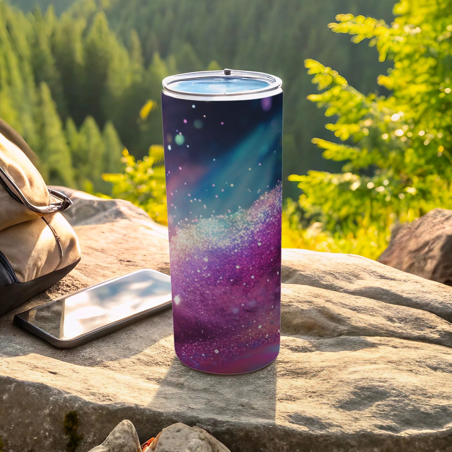 Galaxy Nebula Cosmic Design Sparkling Colors Tumbler product type