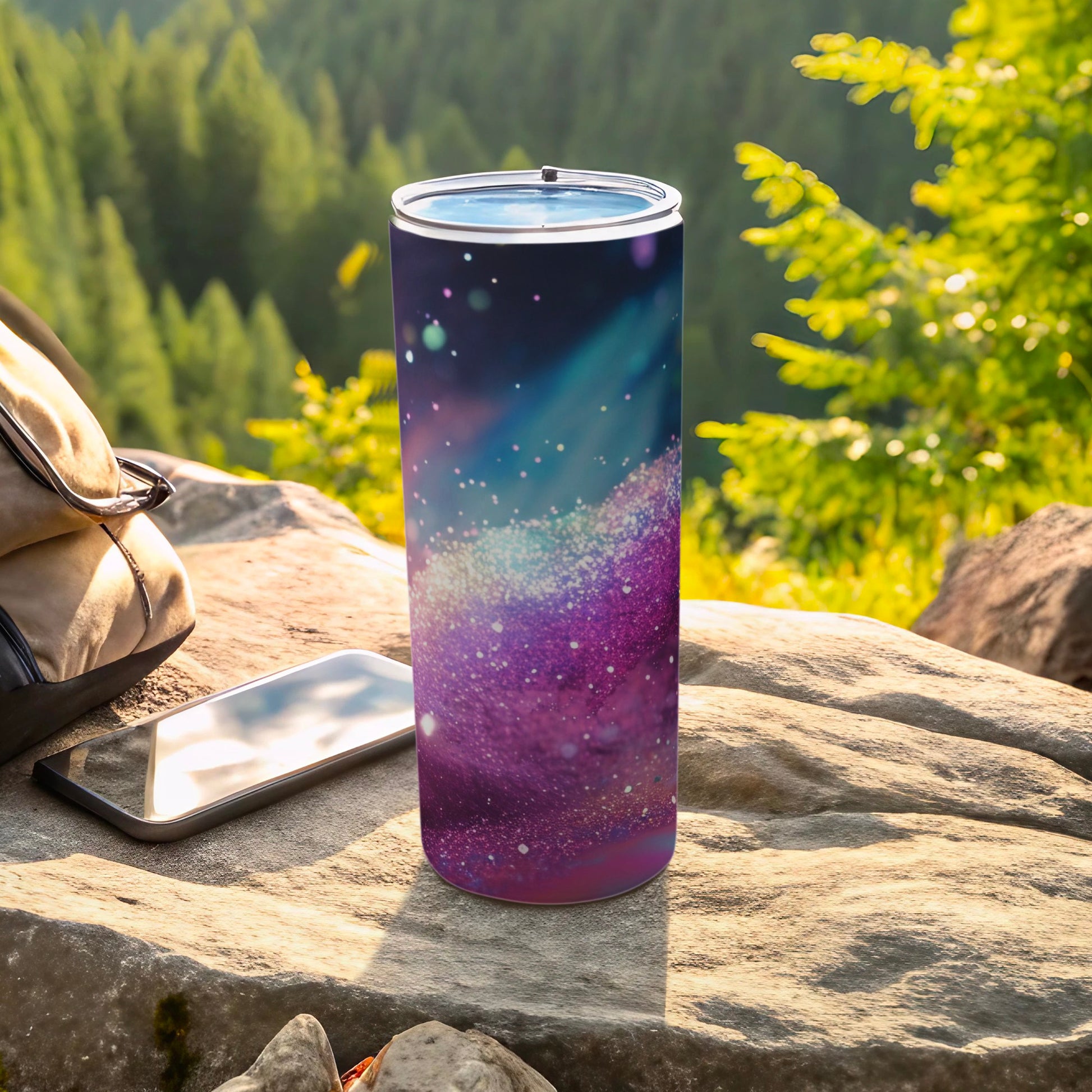 Galaxy Nebula Cosmic Design Sparkling Colors Tumbler product type