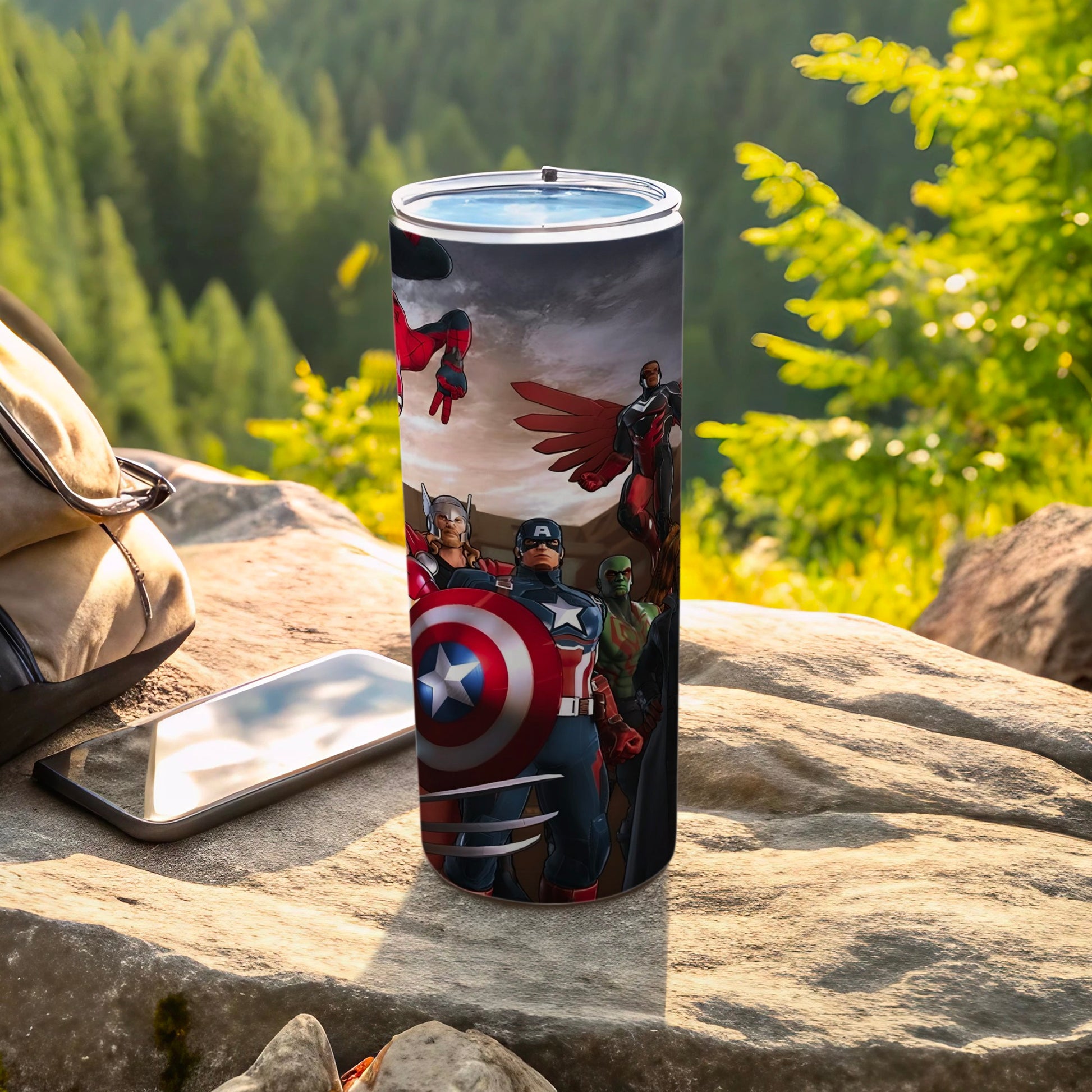 Avengers Heroic Team Insulated Travel Mug