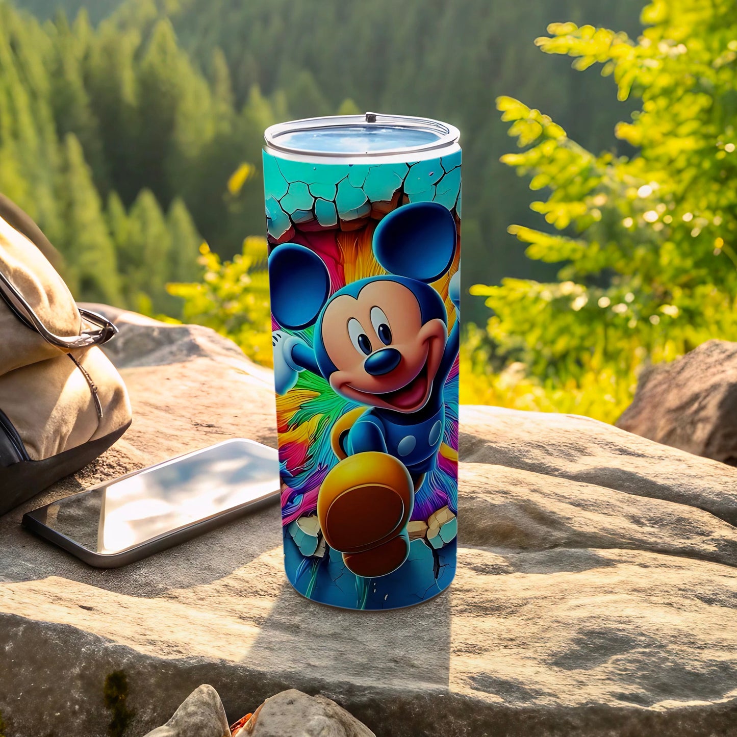 Colorful Cartoon Character Adventure Tumbler Cup