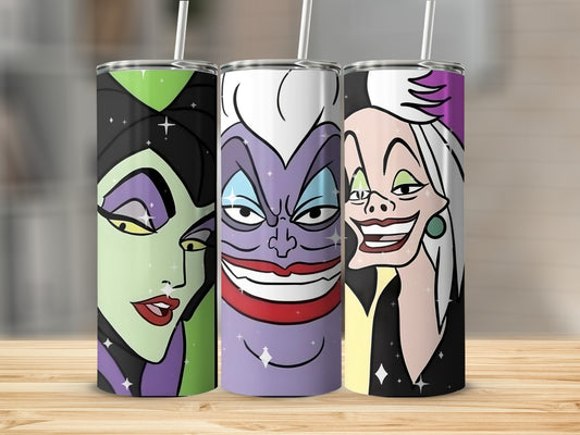 Villain Character Design Insulated Tumbler Set
