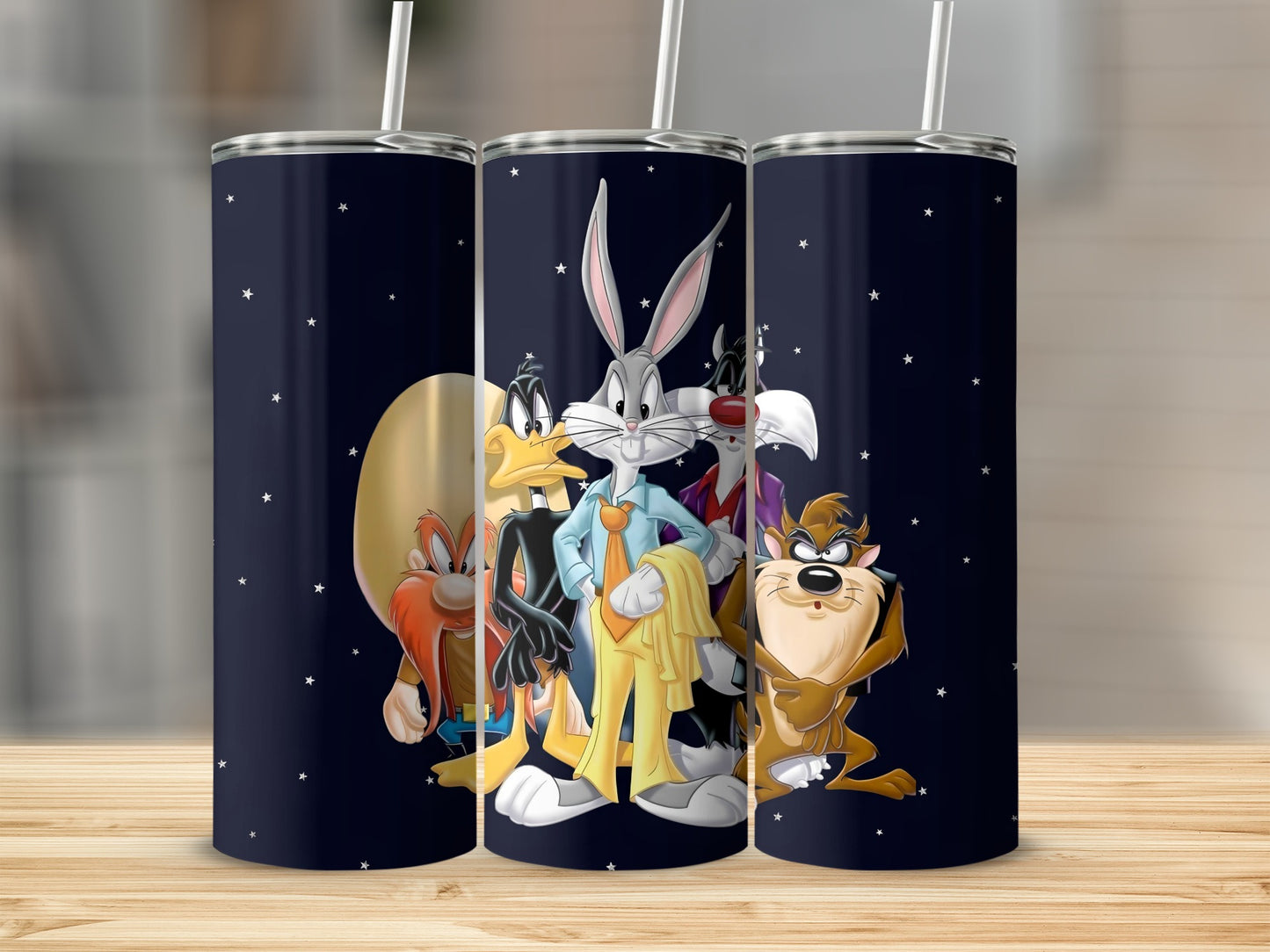 Classic Looney Tunes Characters Stainless Steel Tumbler