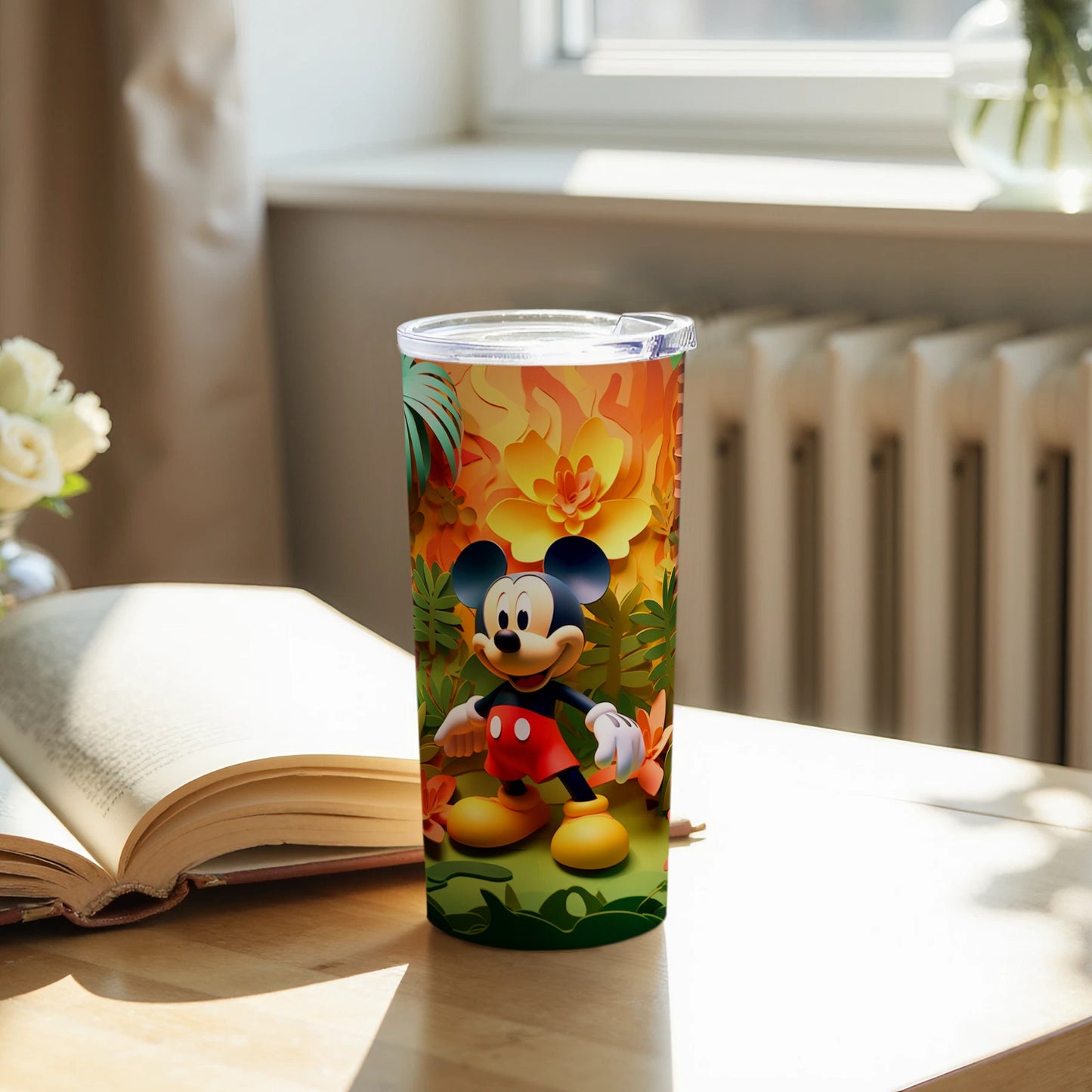 Vibrant Mickey Mouse Tumbler for Bright Mornings