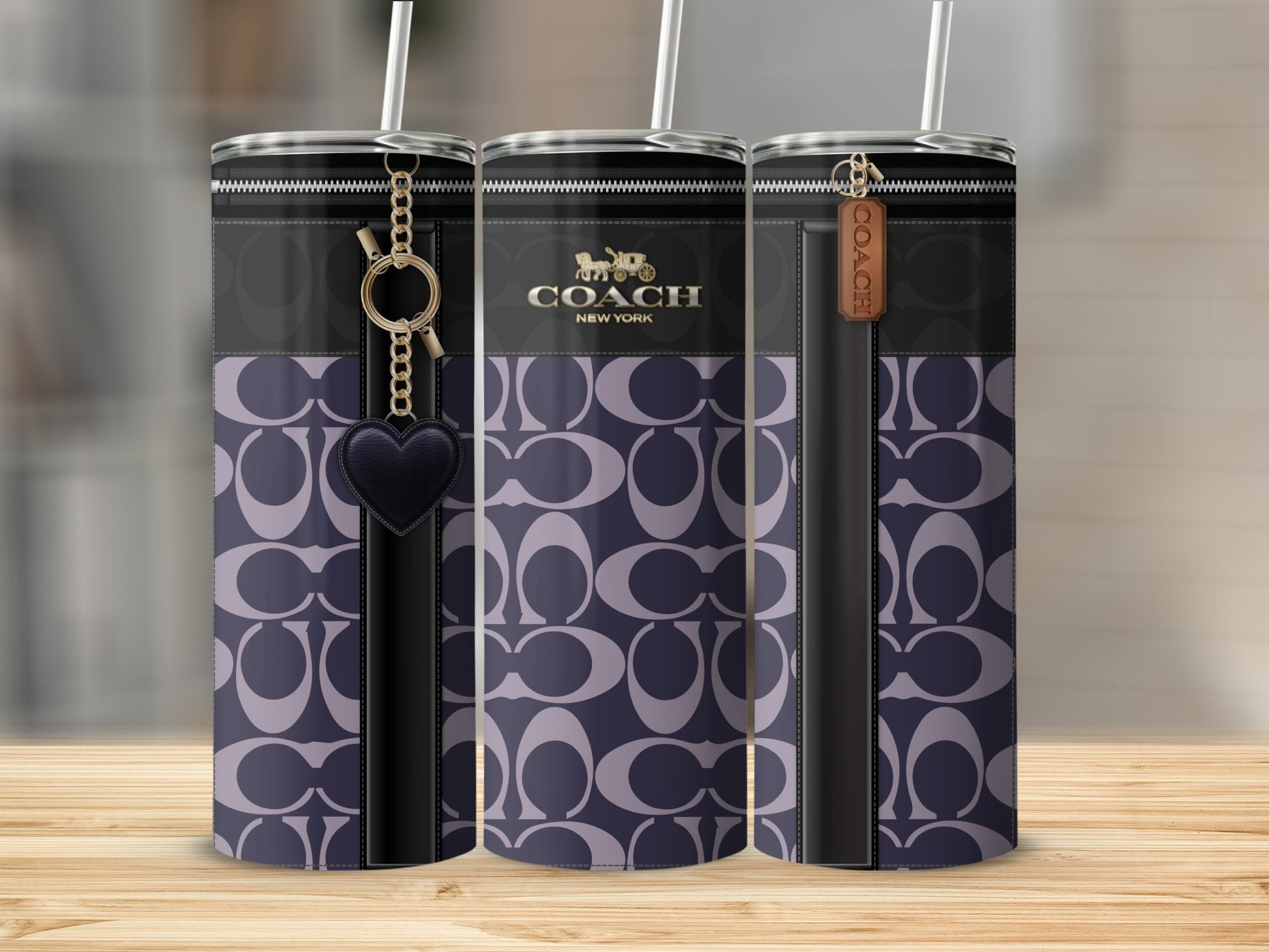 Customizable Stylish Coach New York Tumblers