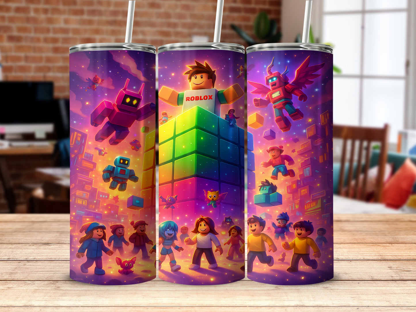 Roblox Gaming Adventure Themed Tumbler