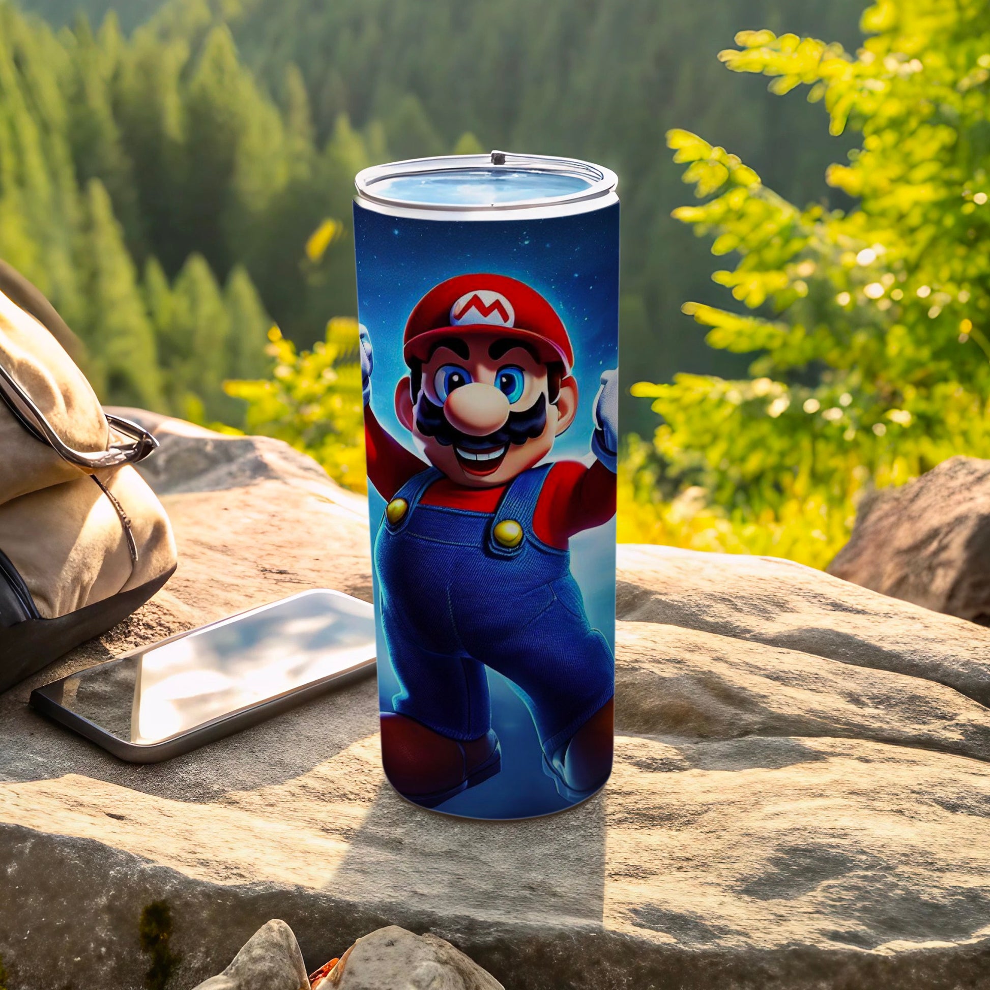 Vibrant Mario Stainless Steel Travel Mug Tumbler