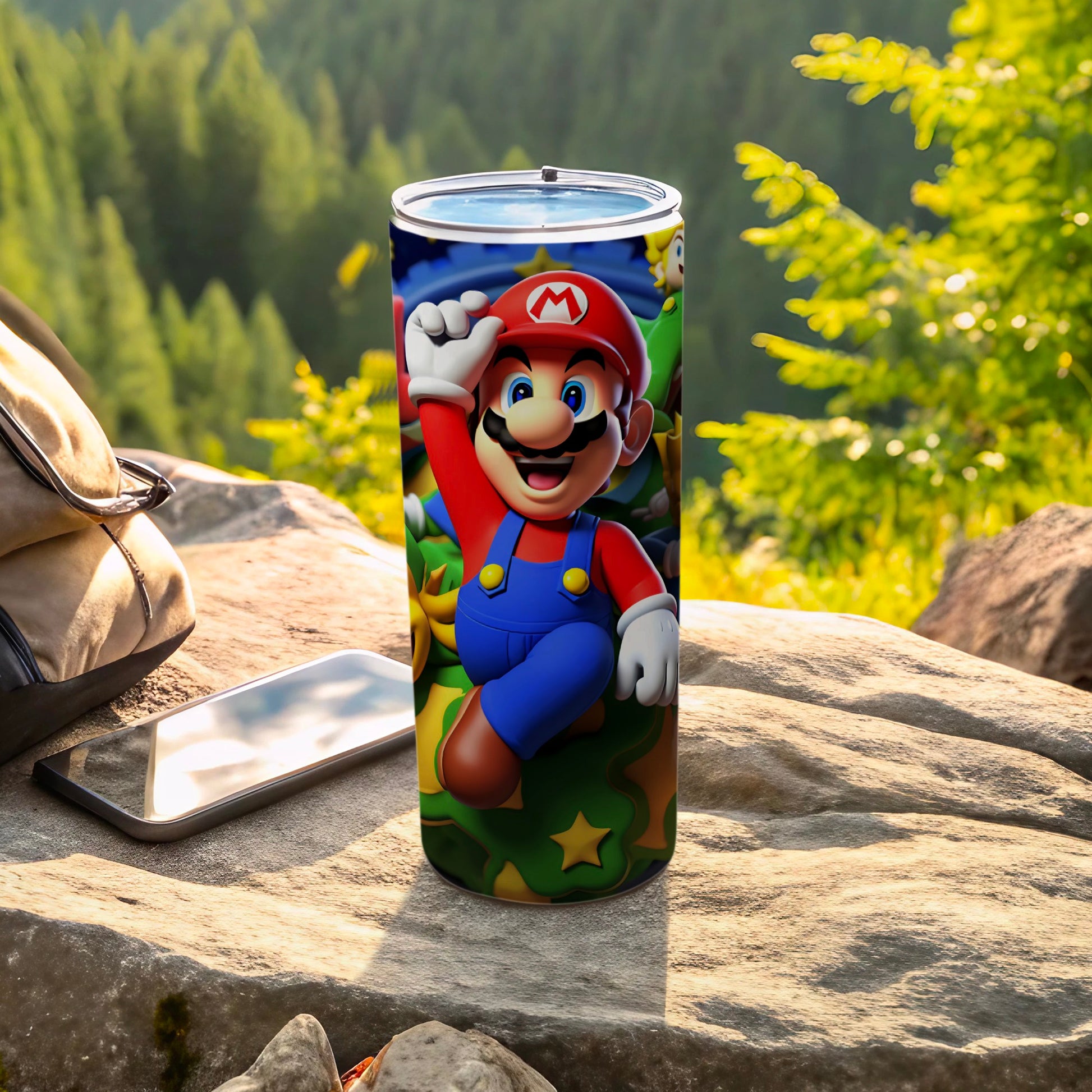 Colorful Mario Adventure Insulated Tumbler