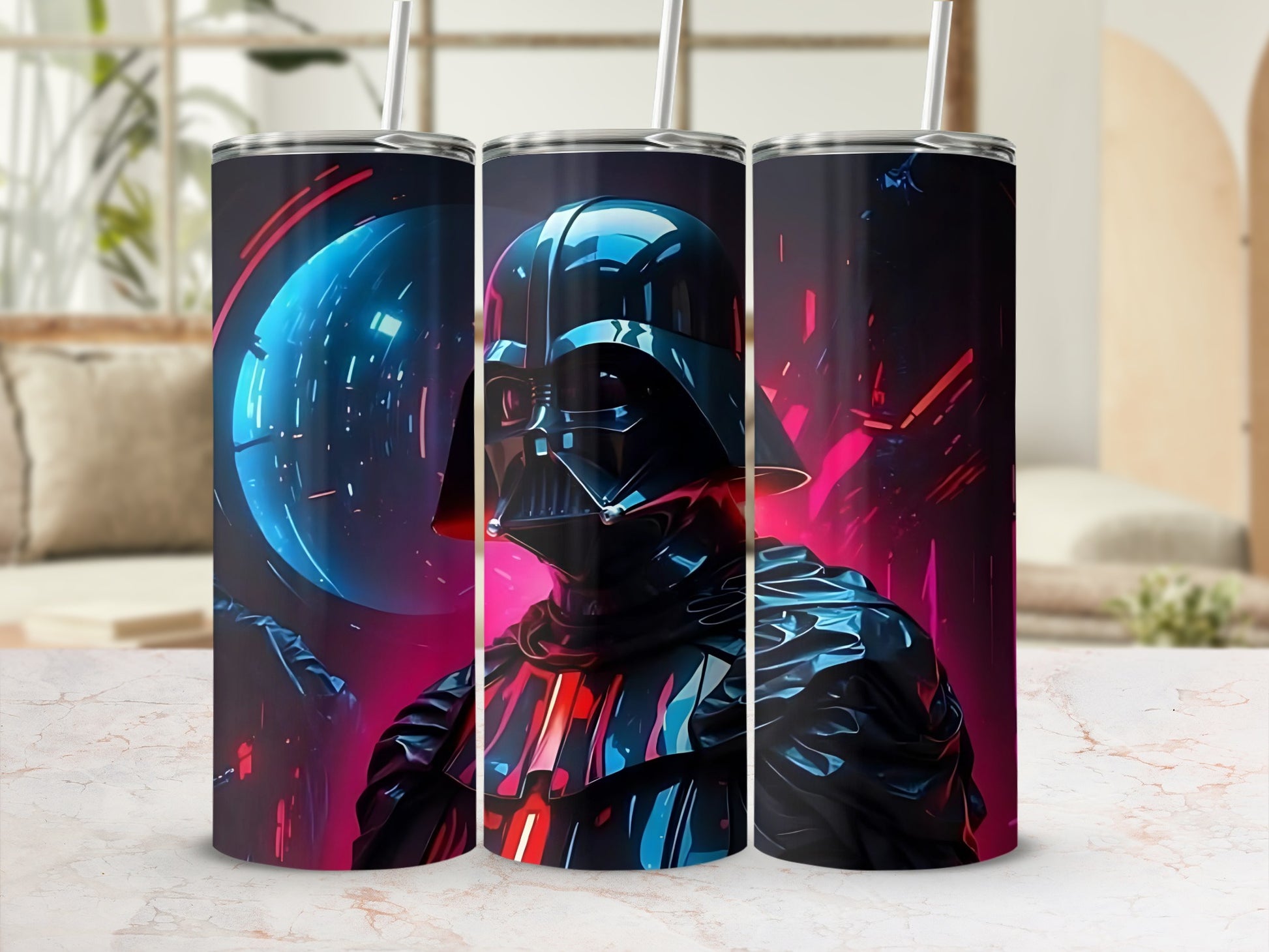 Darth Vader Neon Glowing SciFi Galactic Tumbler product type