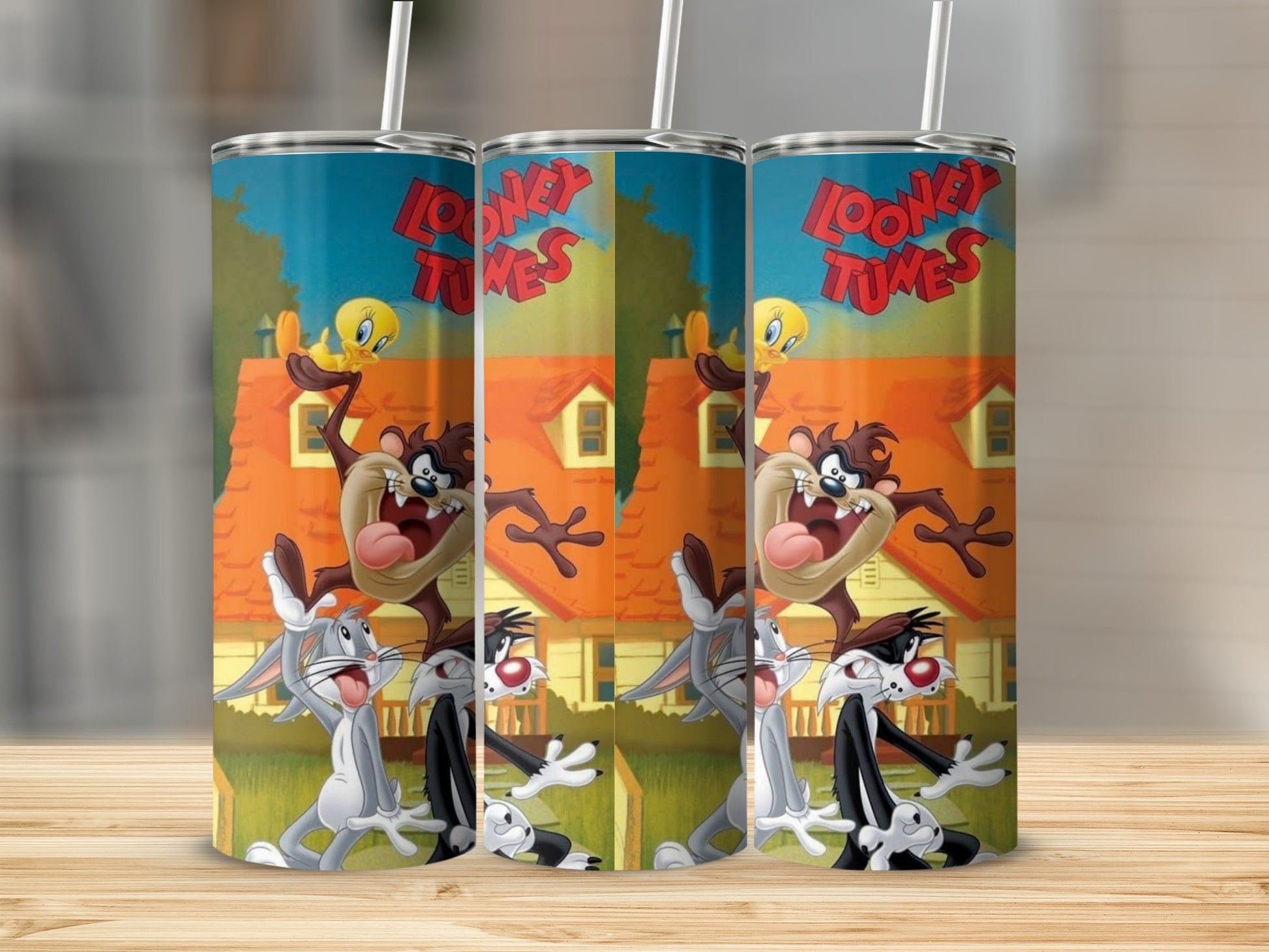 Looney Tunes Character Drinkware Tumbler Design