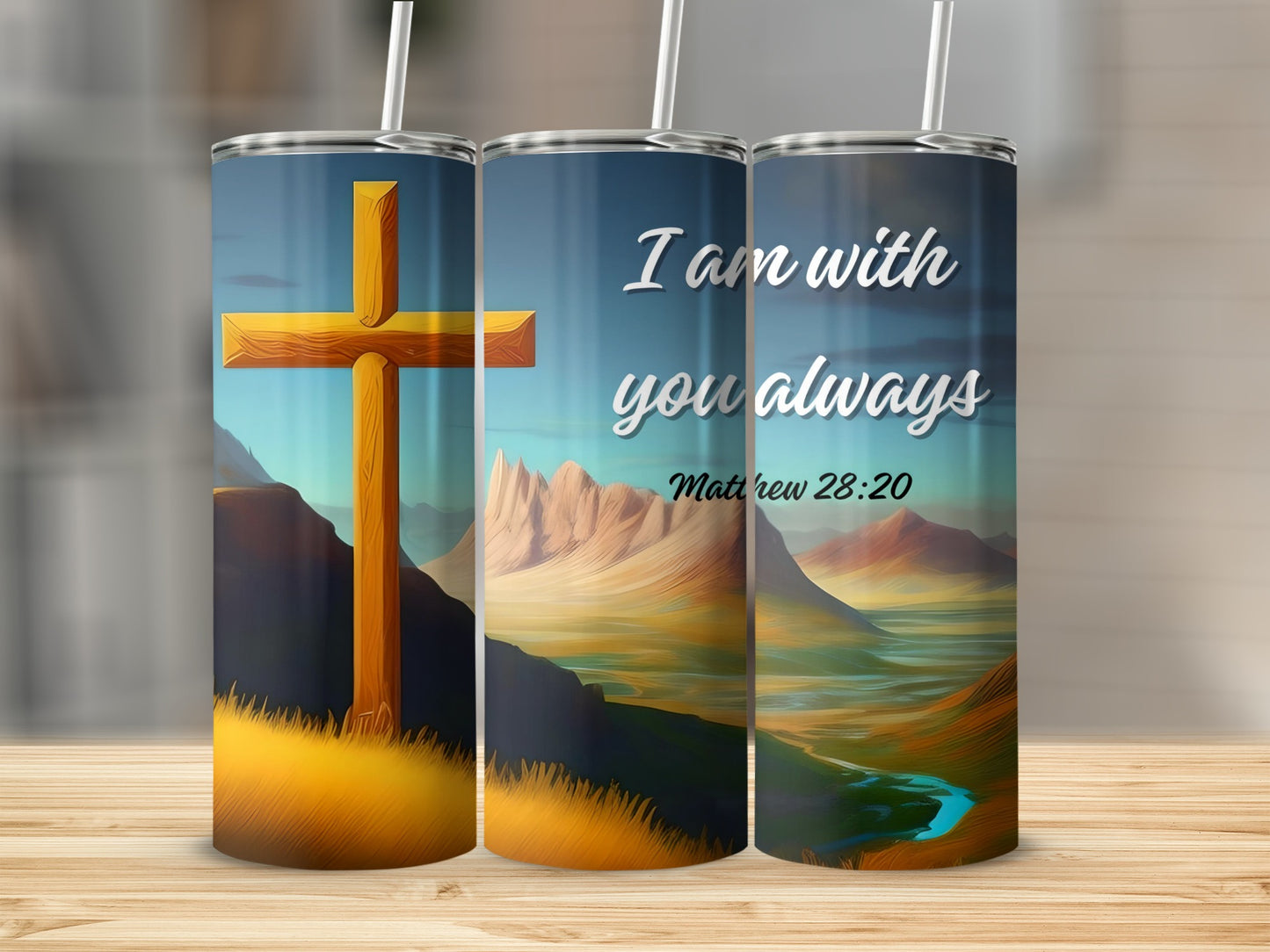 I am with you always Matthew 28:20 inspirational product